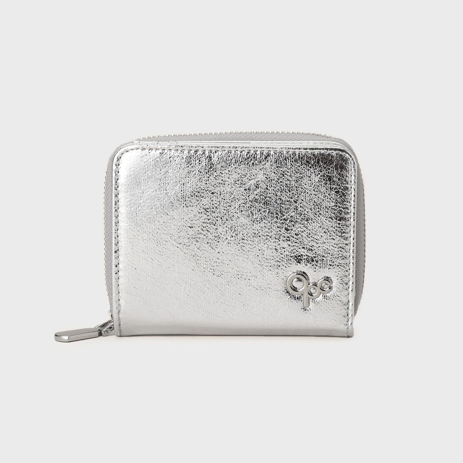 OPAQUE.CLIP「メタルパーツデザイン 二つ折りミニウォレット」|財布|