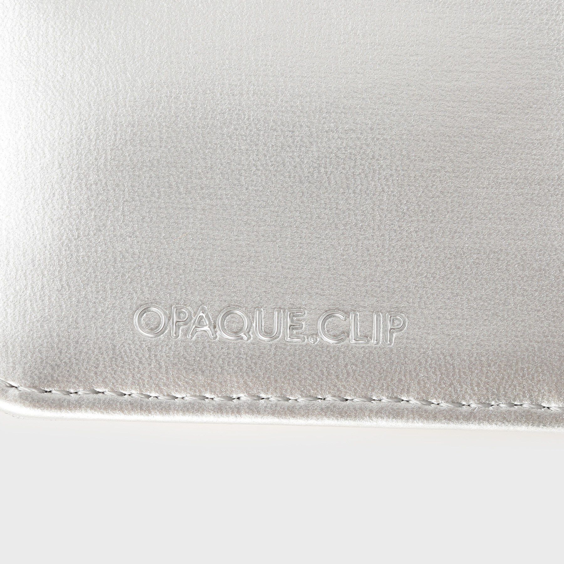 OPAQUE.CLIP「メタルパーツデザイン 二つ折りミニウォレット」|財布|