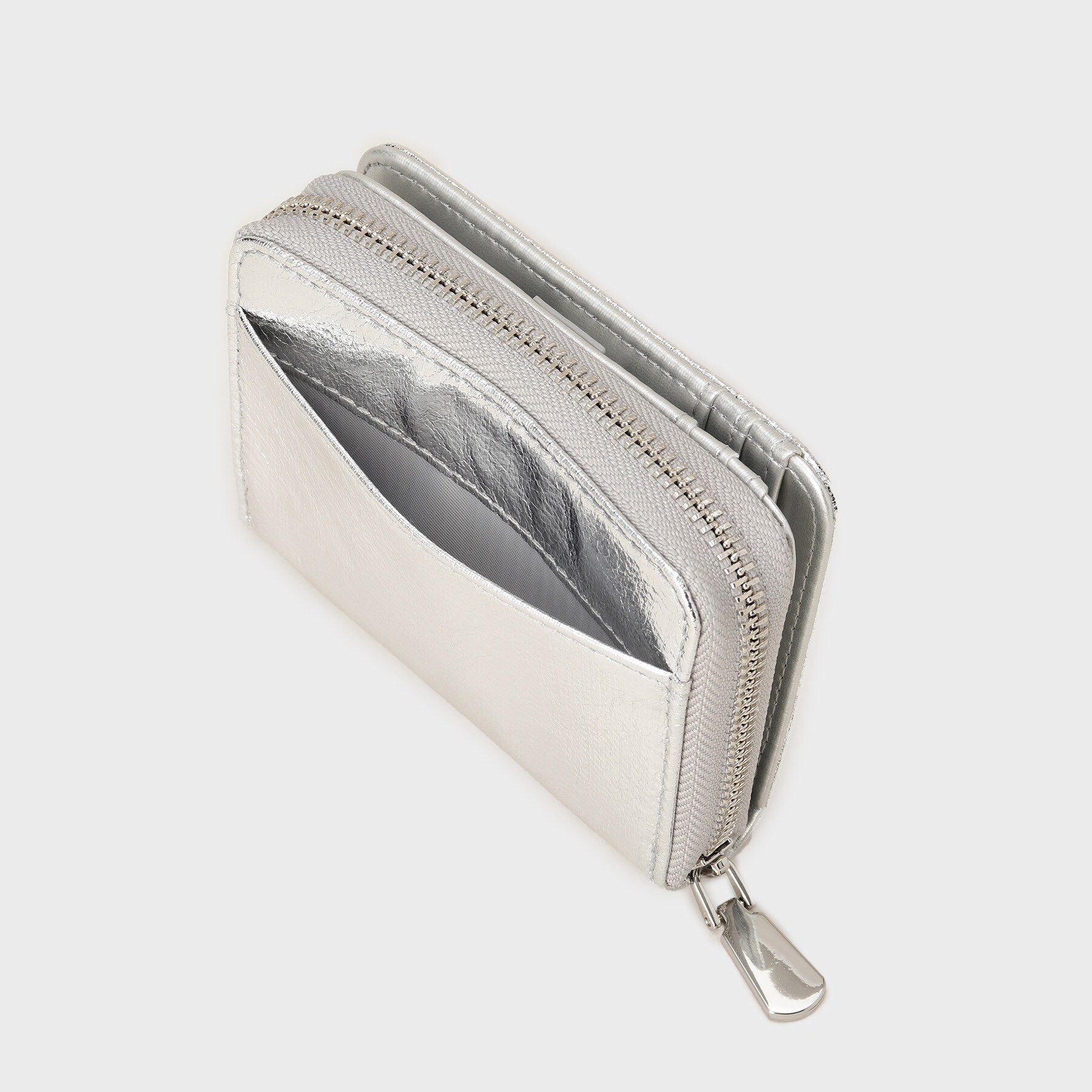 OPAQUE.CLIP「メタルパーツデザイン 二つ折りミニウォレット」|財布|