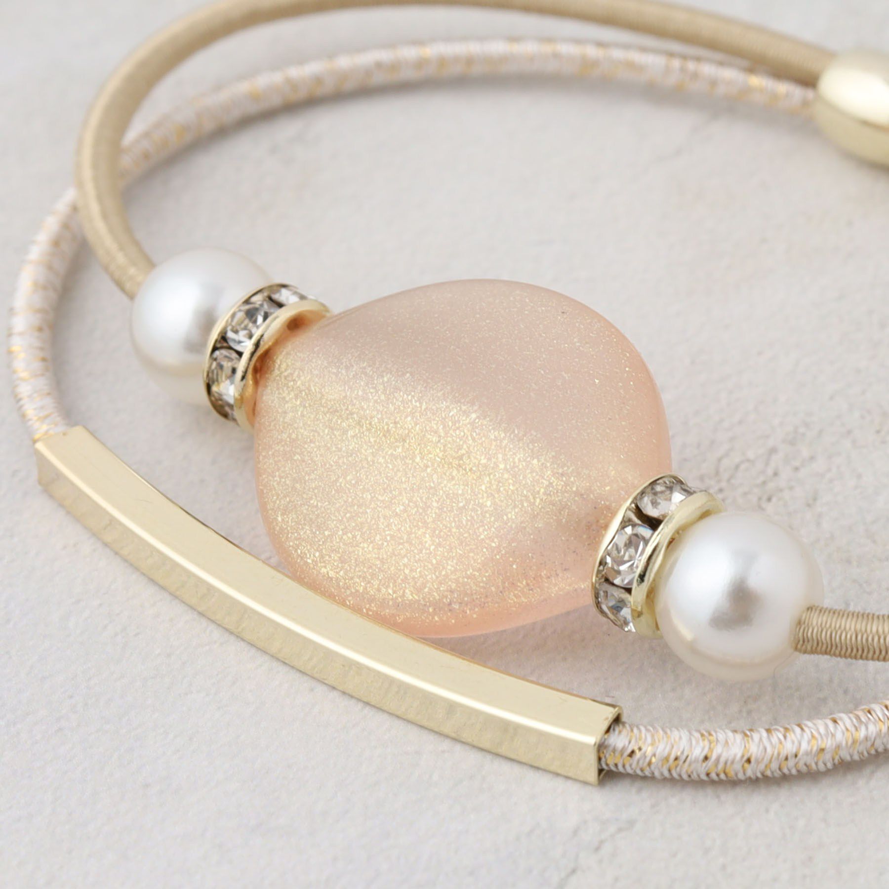 OPAQUE.CLIP「クリアラメビーズ2連ゴム」|その他|