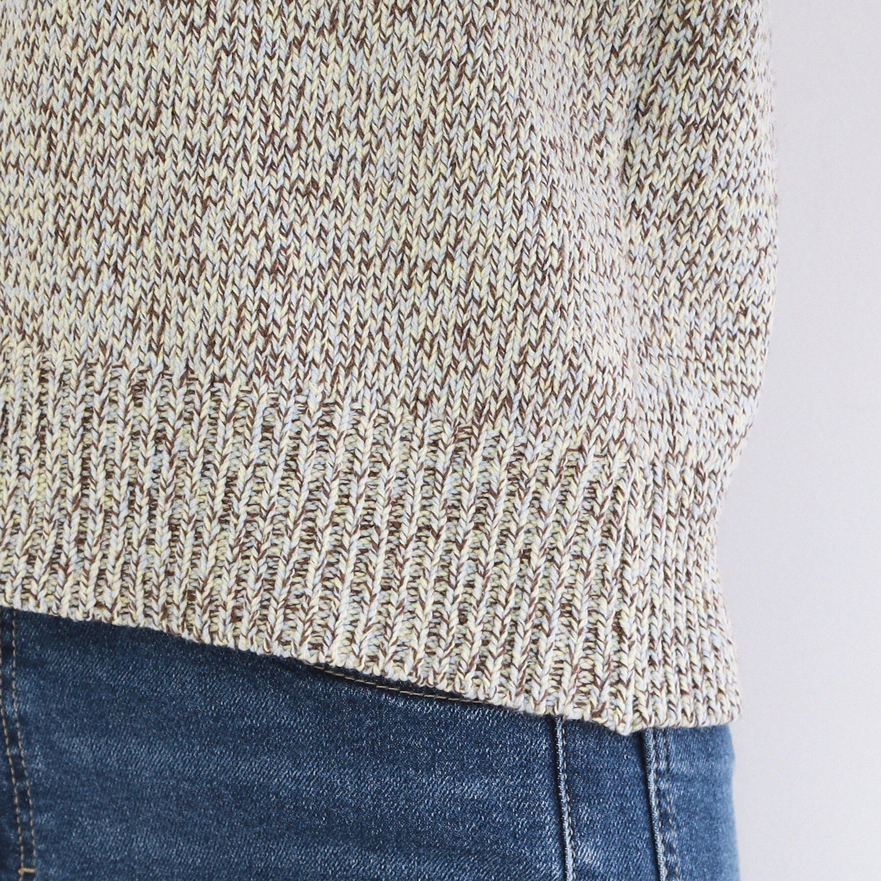 OPAQUE.CLIP「カラーMIXニット【洗濯機OK】」|ニット・セーター|