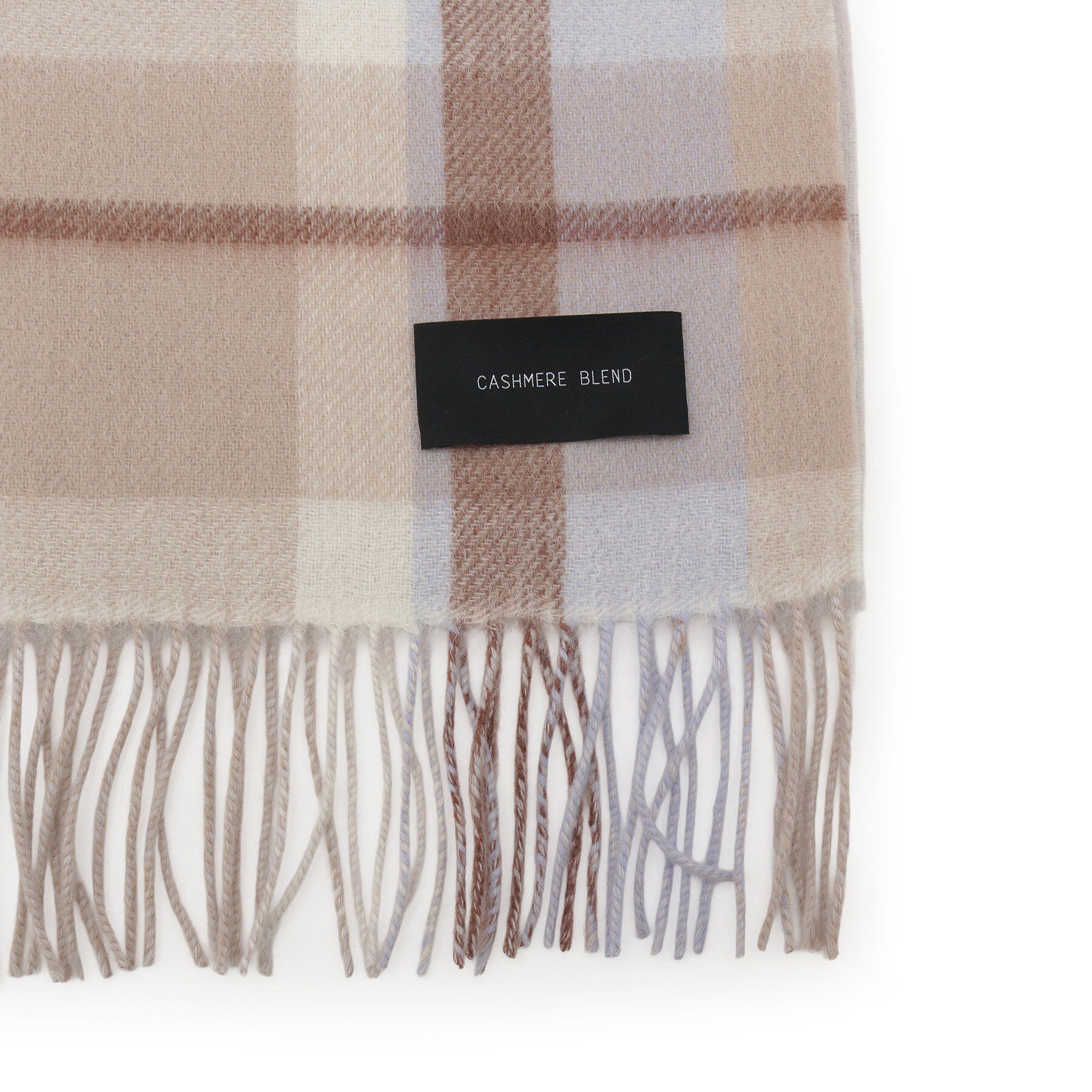 Couture broach「カシミヤブレンドリバーシブルチェックマフラー」|ストール|