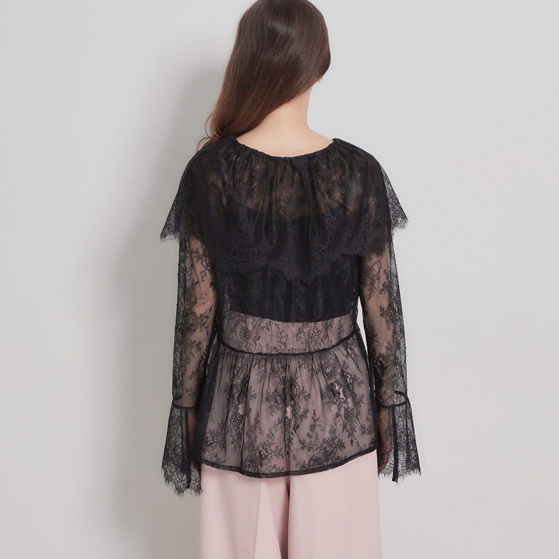 Couture broach「スカラップレースブラウス」|シャツ・ブラウス|