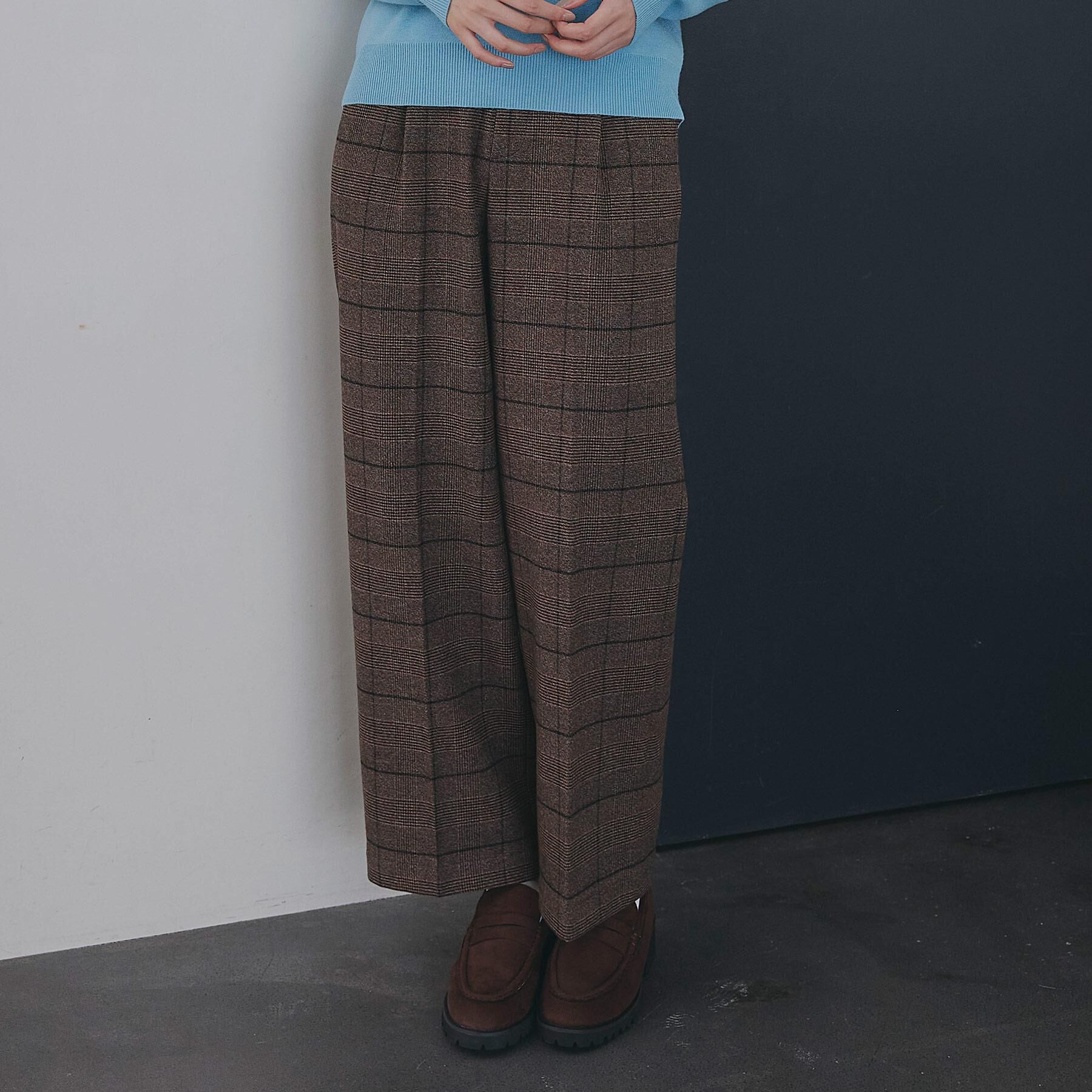 THE SHOP TK「【着丈選べる/XS～XLサイズ】あったか裏起毛ワイドパンツ」|その他|