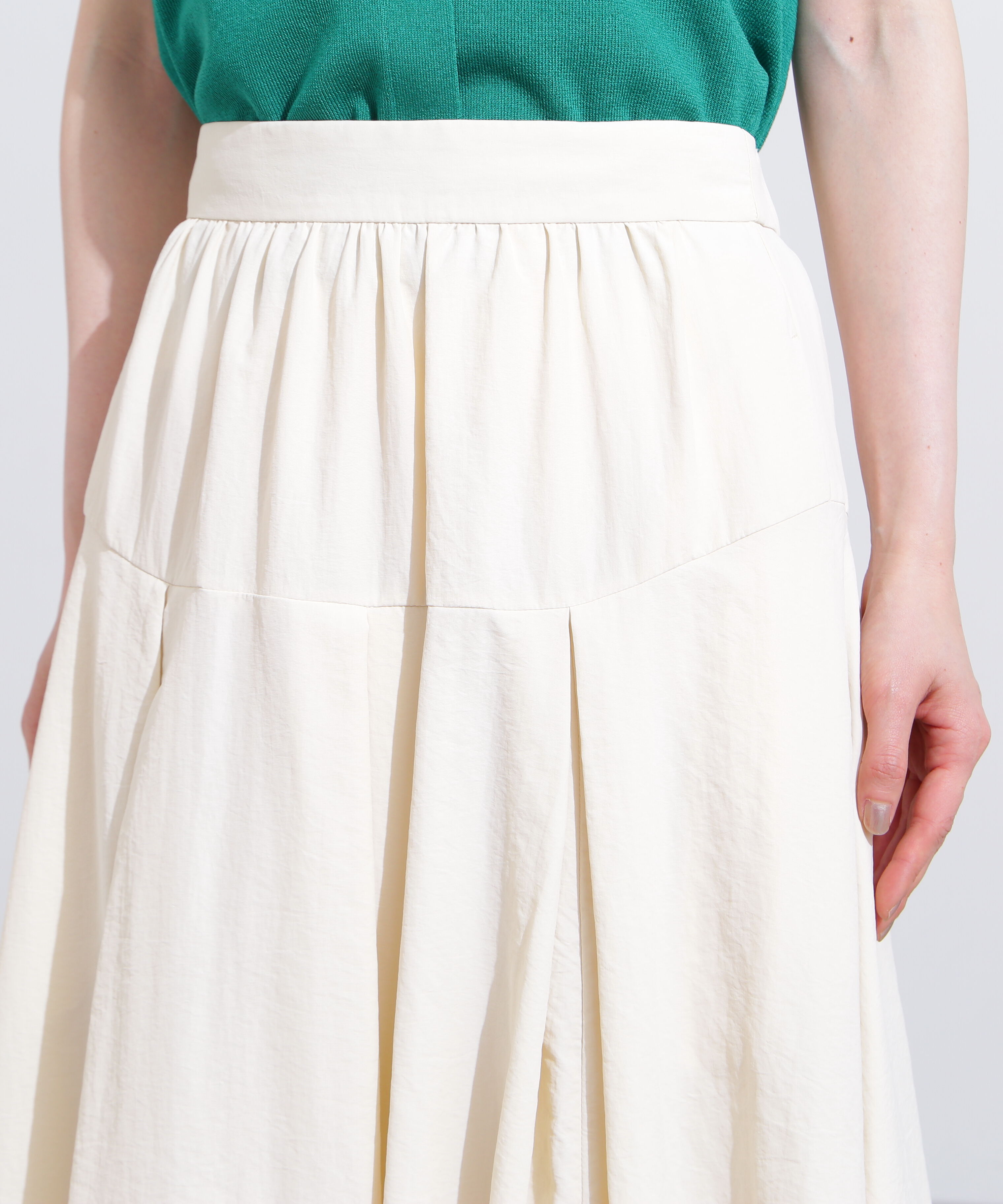  「切替タックバルーンスカート」|スカート|