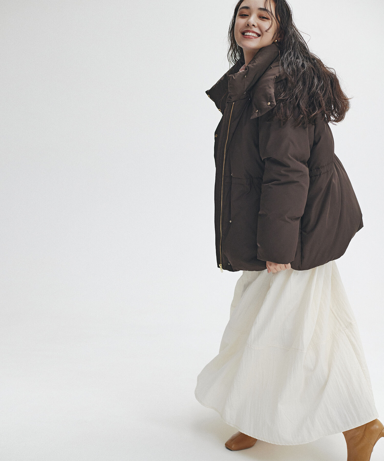  「フーデットミドルダウン」|ブルゾン・スタジャン|