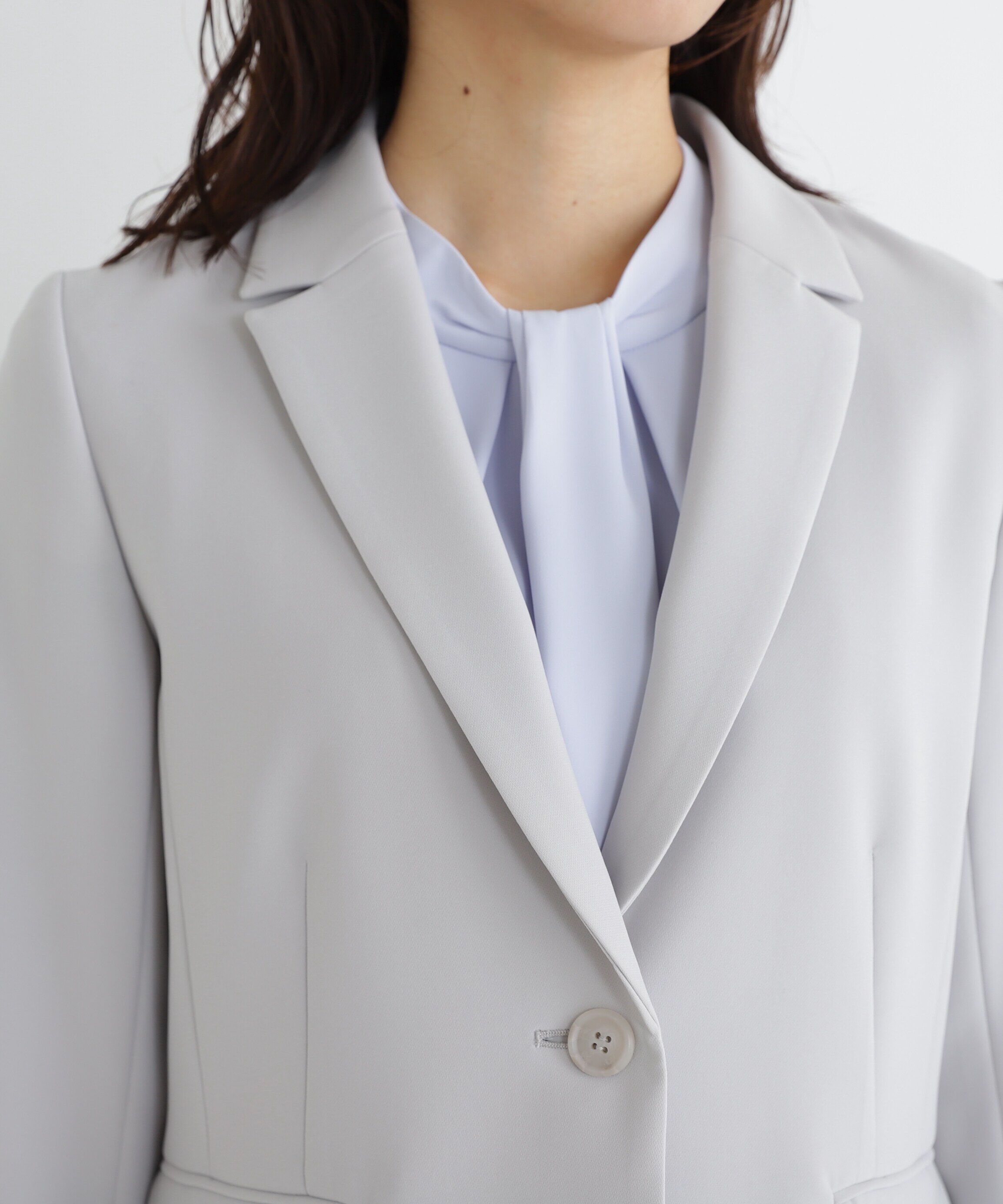  「PeサテンストレッチSETUPシリーズ テーラードジャケット　24SS」|その他|