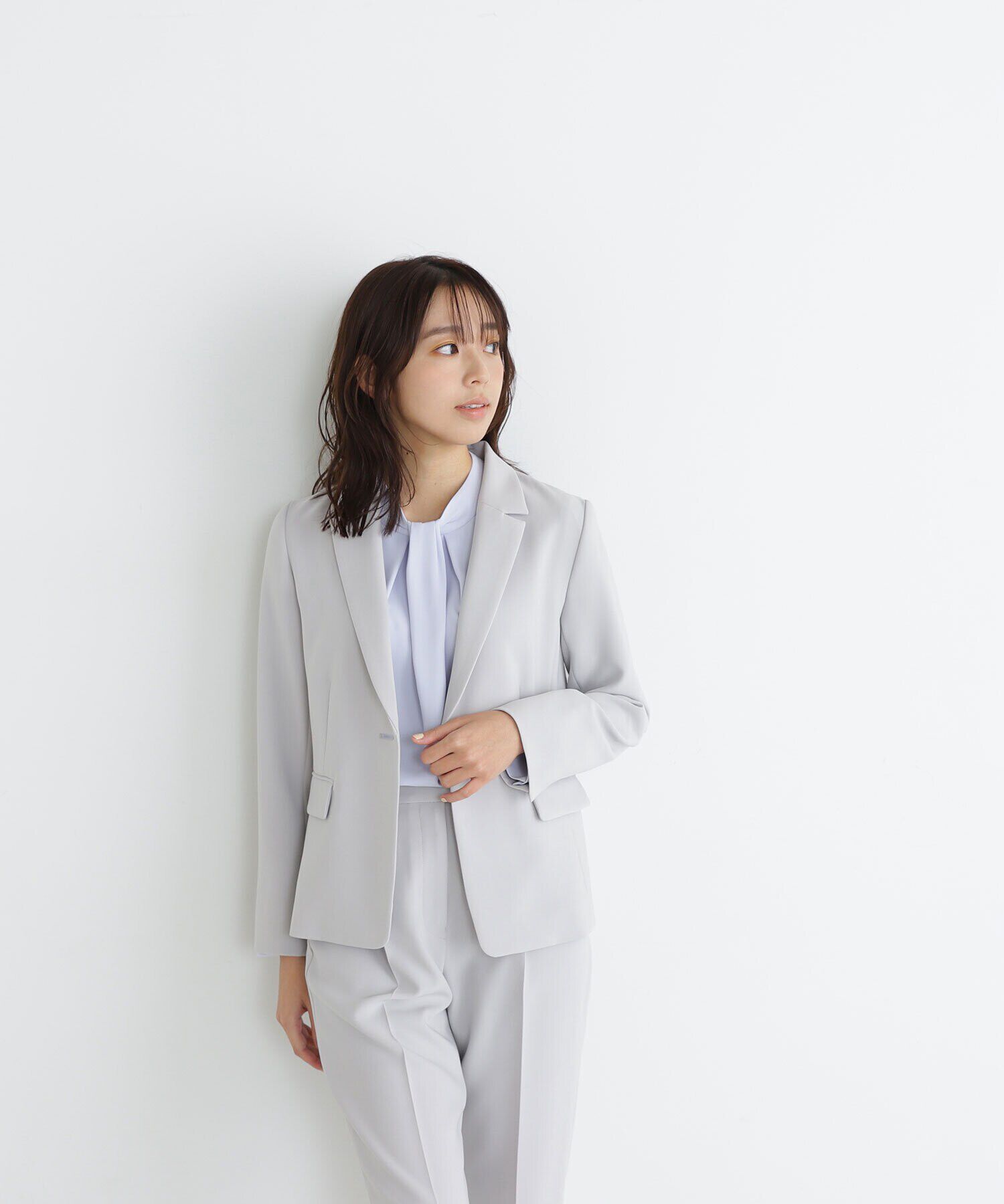  「PeサテンストレッチSETUPシリーズ テーラードジャケット　24SS」|その他|