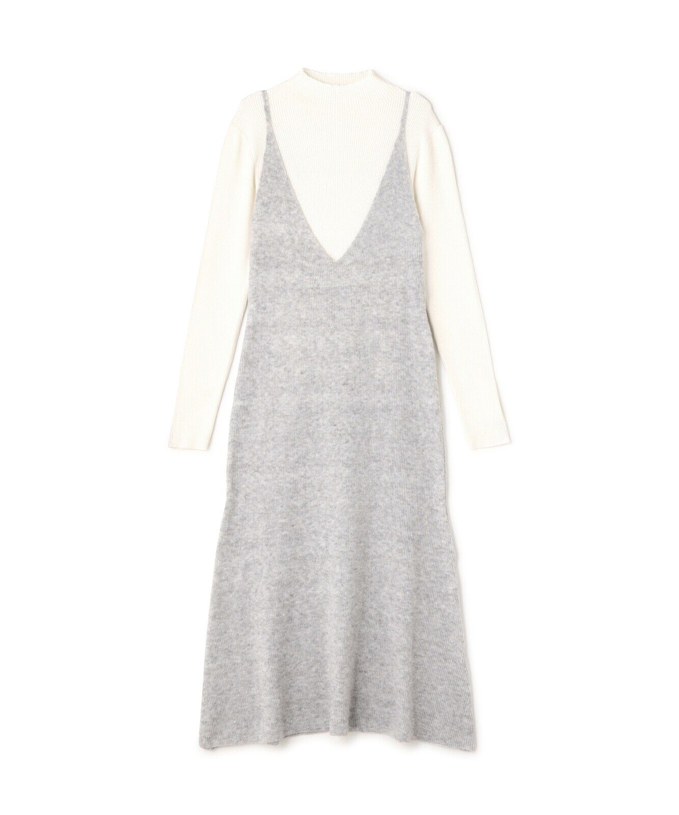  「ニットキャミワンピースセット」|ワンピース|