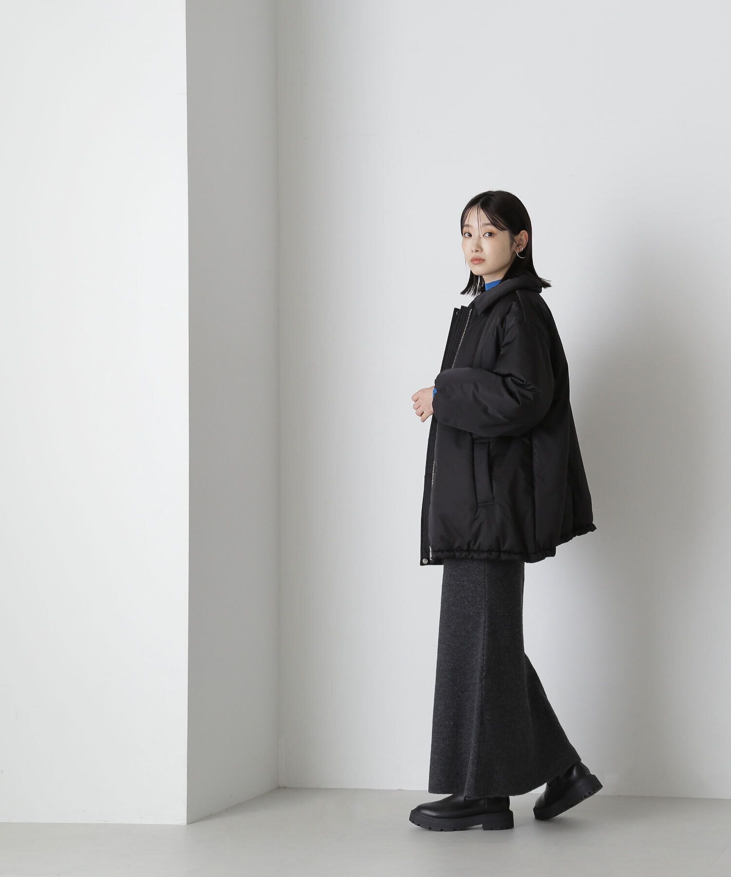  「ニットキャミワンピースセット」|ワンピース|