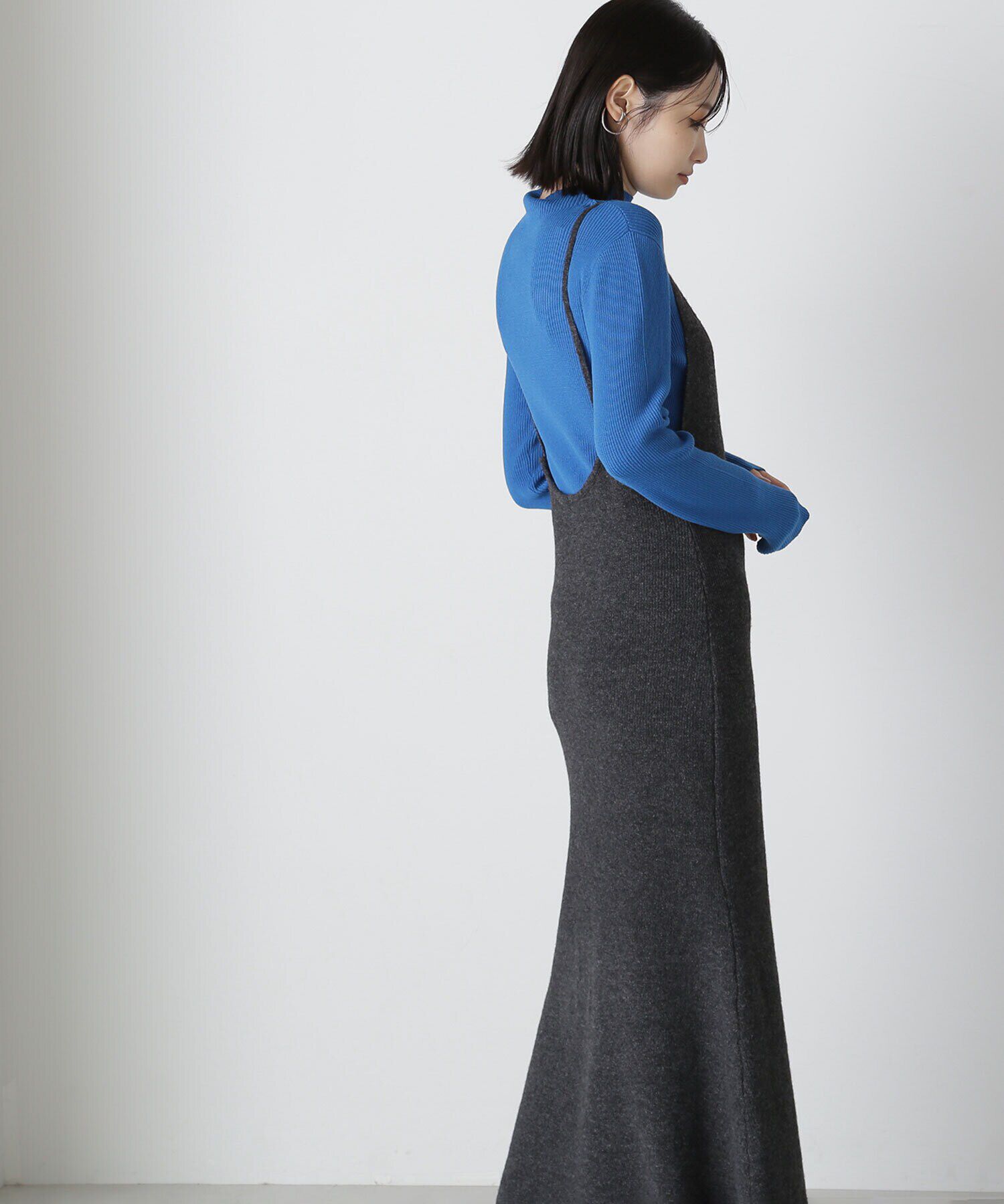  「ニットキャミワンピースセット」|ワンピース|