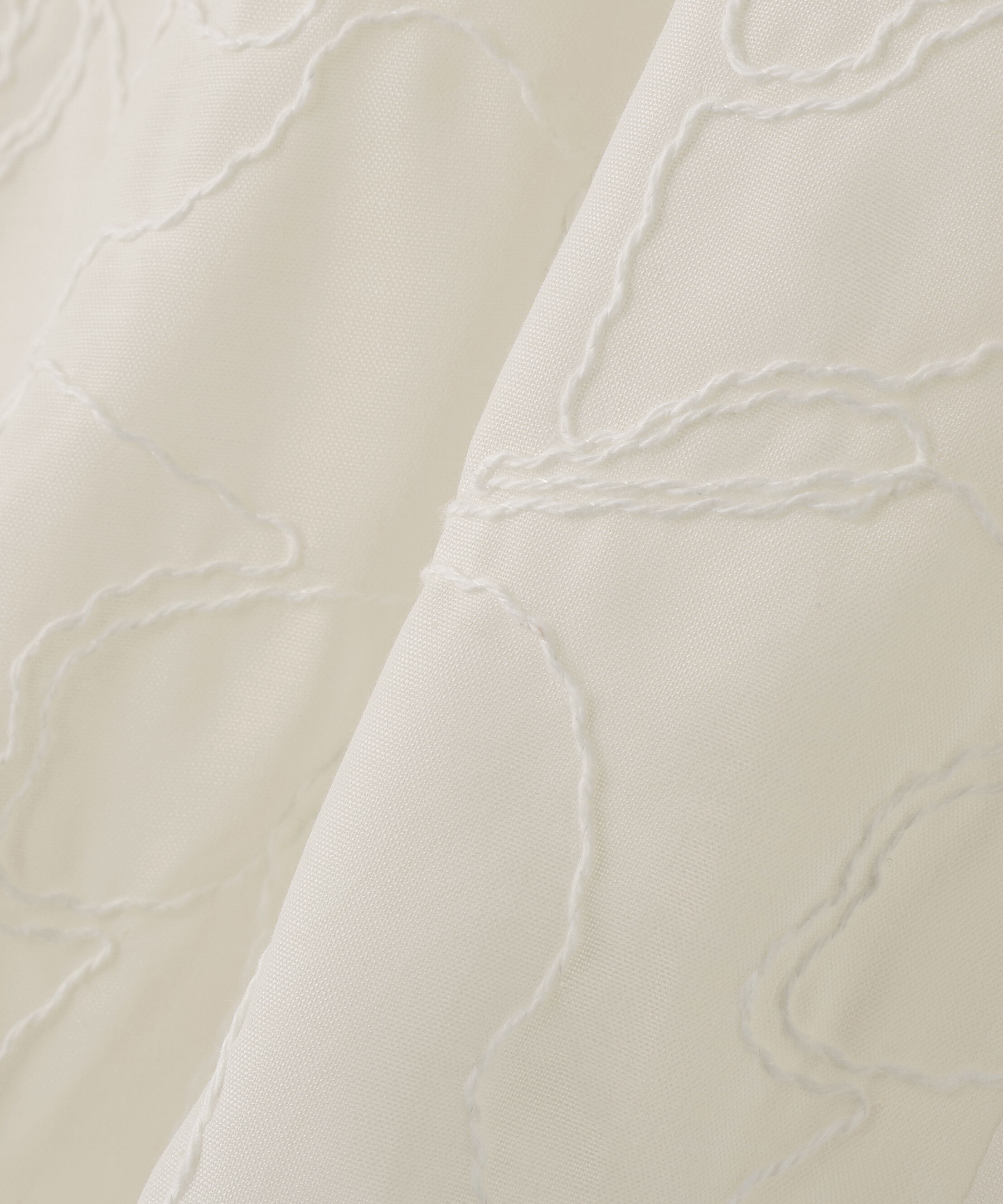  「コード刺繍Aラインブラウス」|シャツ・ブラウス|