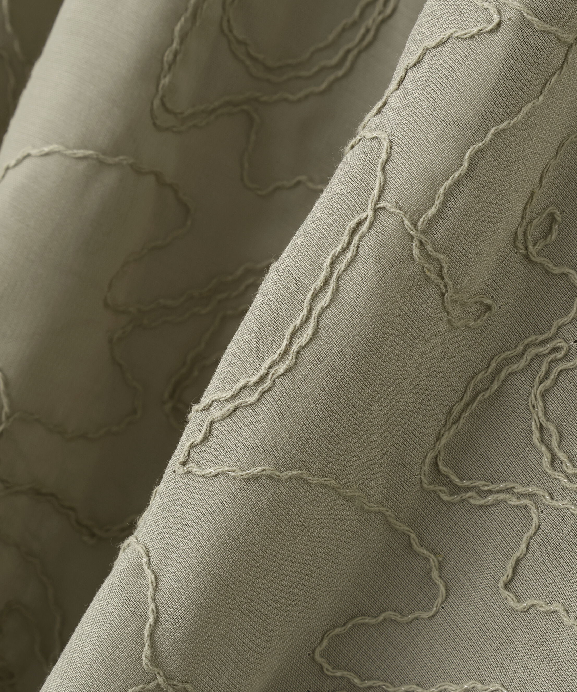  「コード刺繍Aラインブラウス」|シャツ・ブラウス|