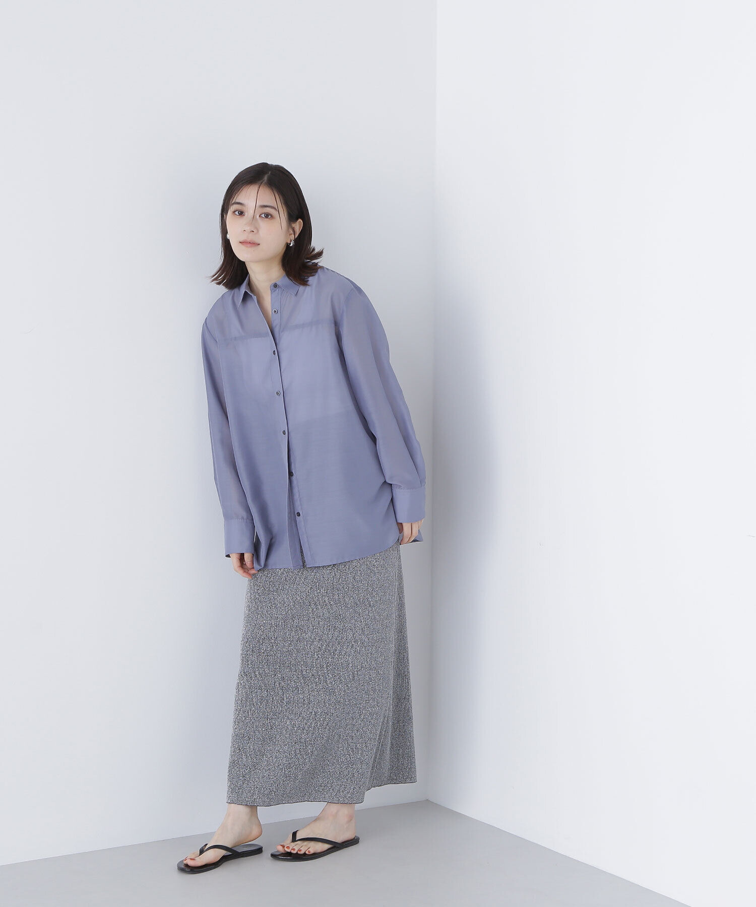  「シアーラメリブナロースカート」|スカート|