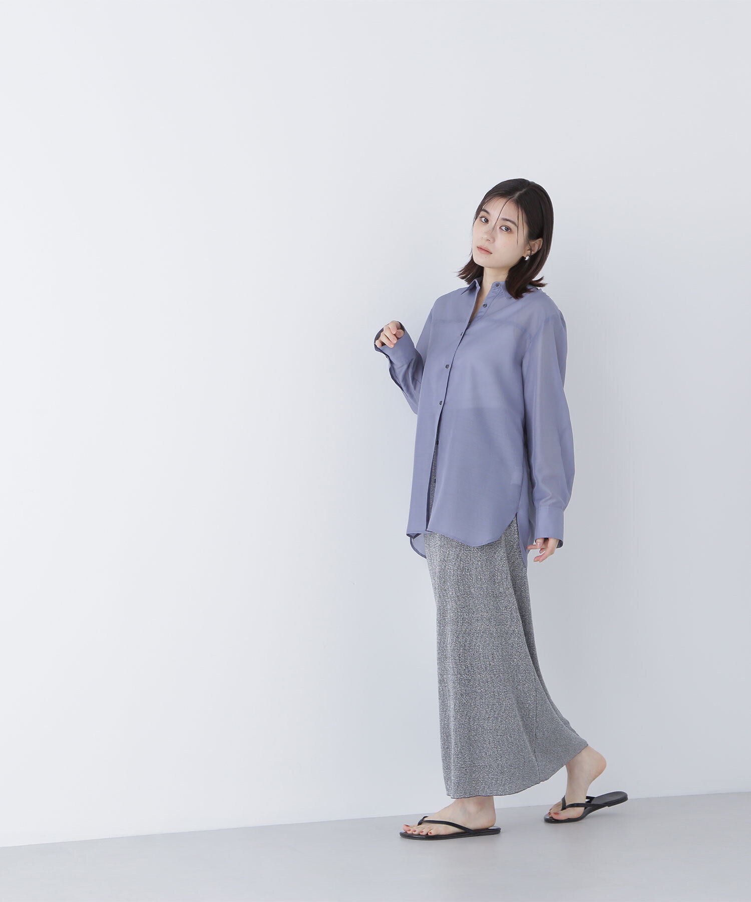  「シアーラメリブナロースカート」|スカート|