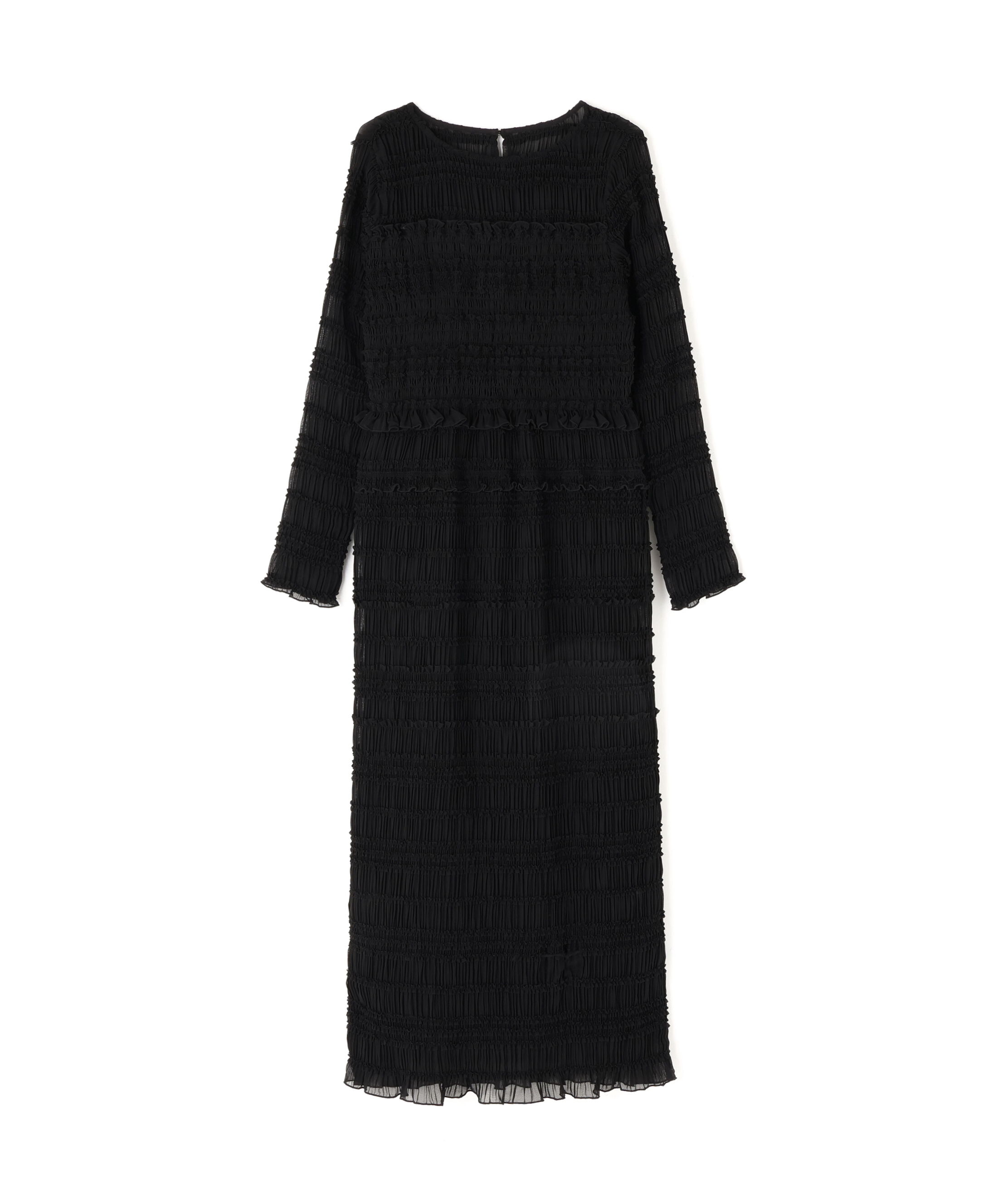  「フリルシャーリングナローワンピース」|ワンピース|