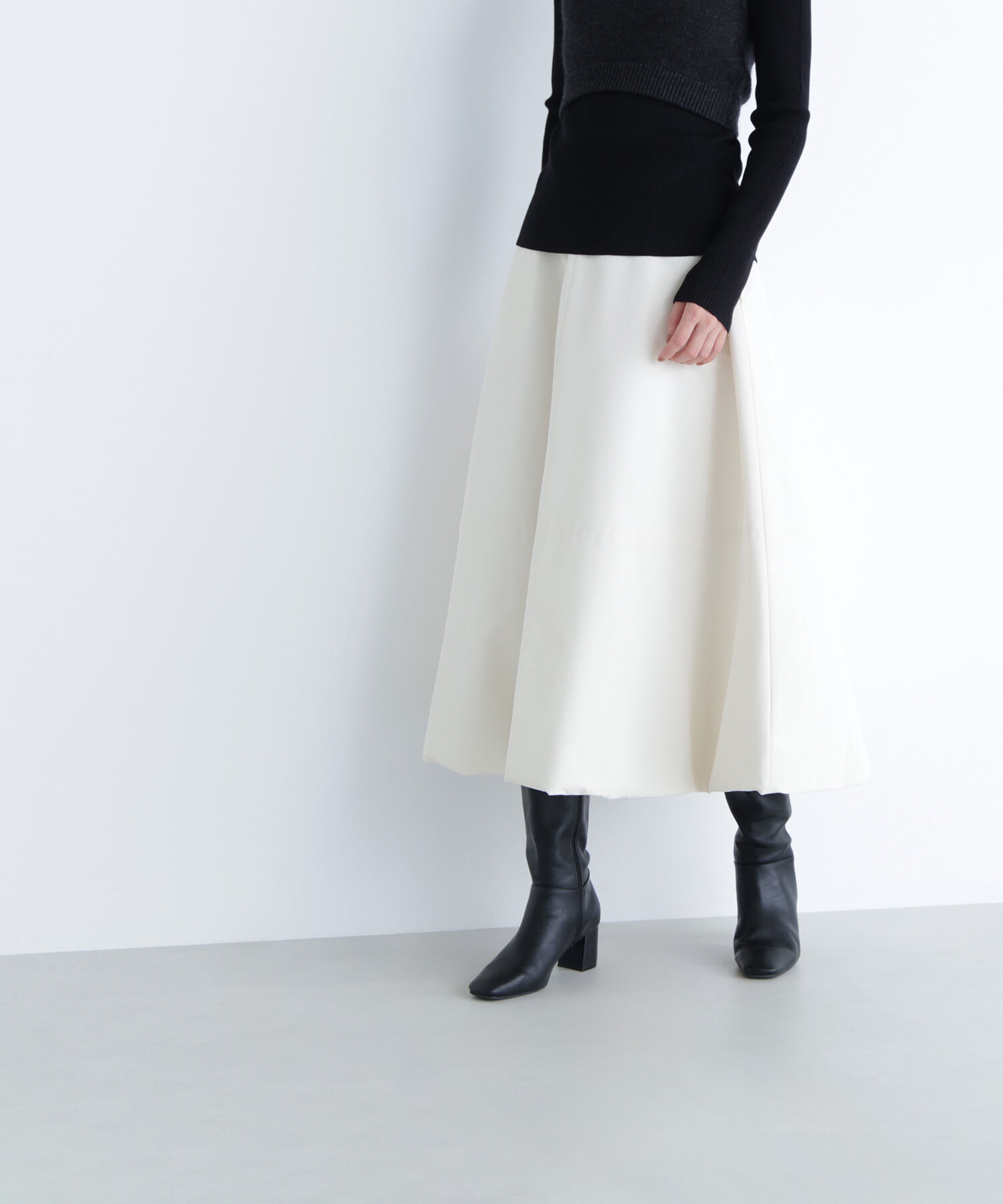  「中綿フレアスカート」|スカート|