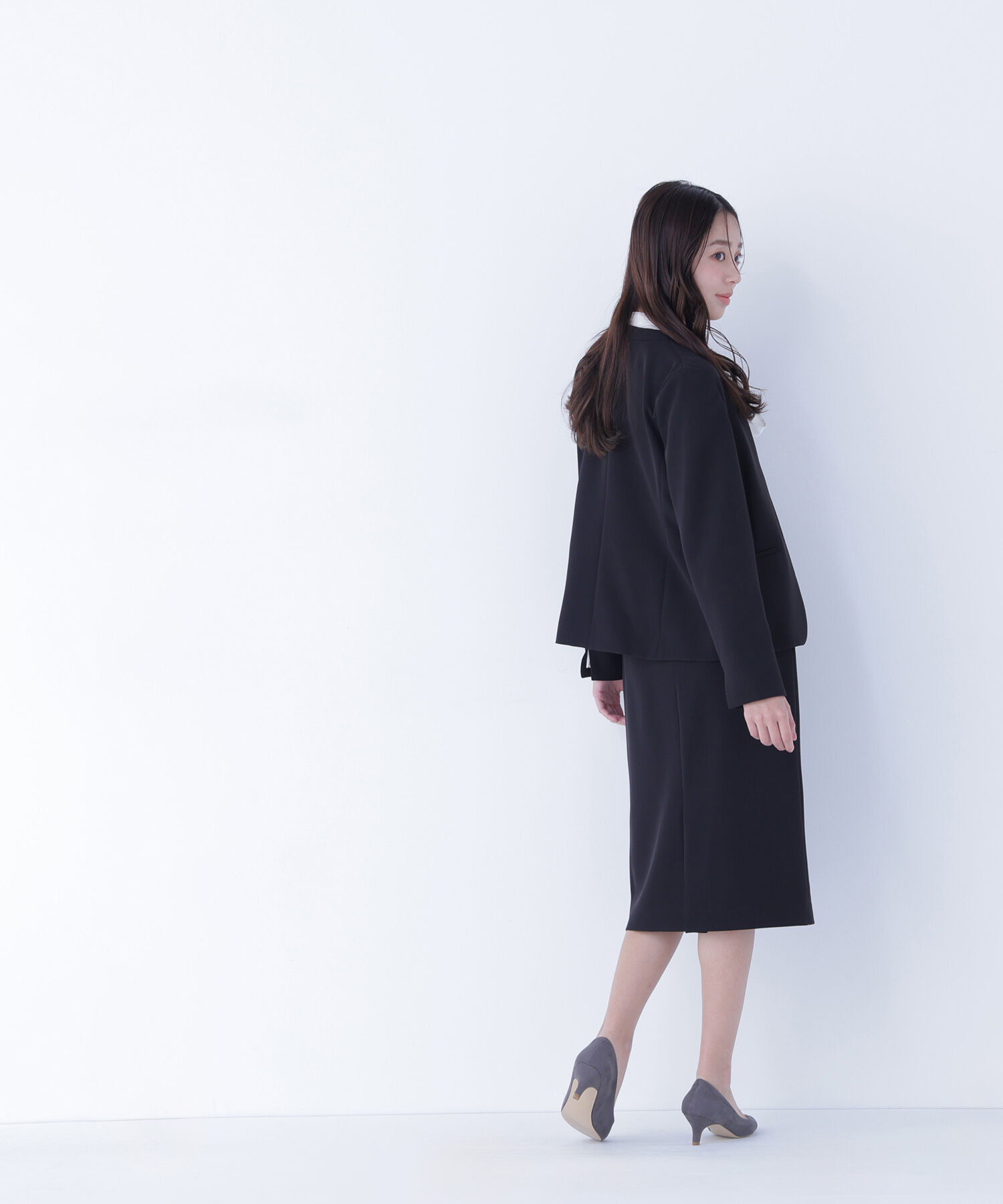  「ダブルクロスストレッチ SETUP タイトスカート」|スカート|