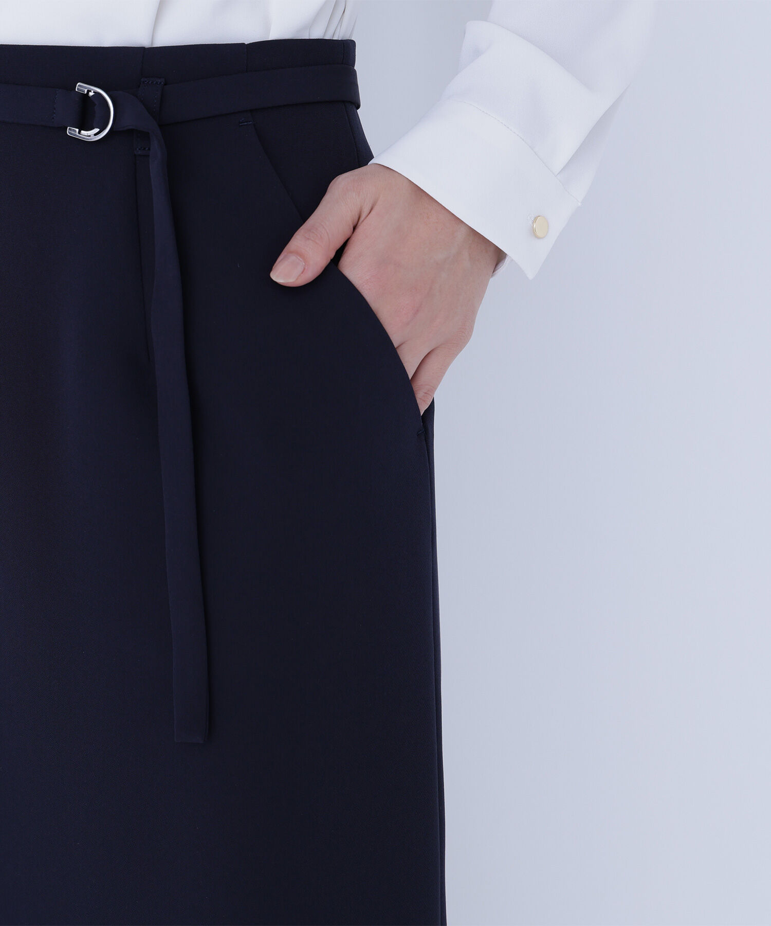  「ダブルクロスストレッチ SETUP タイトスカート」|スカート|