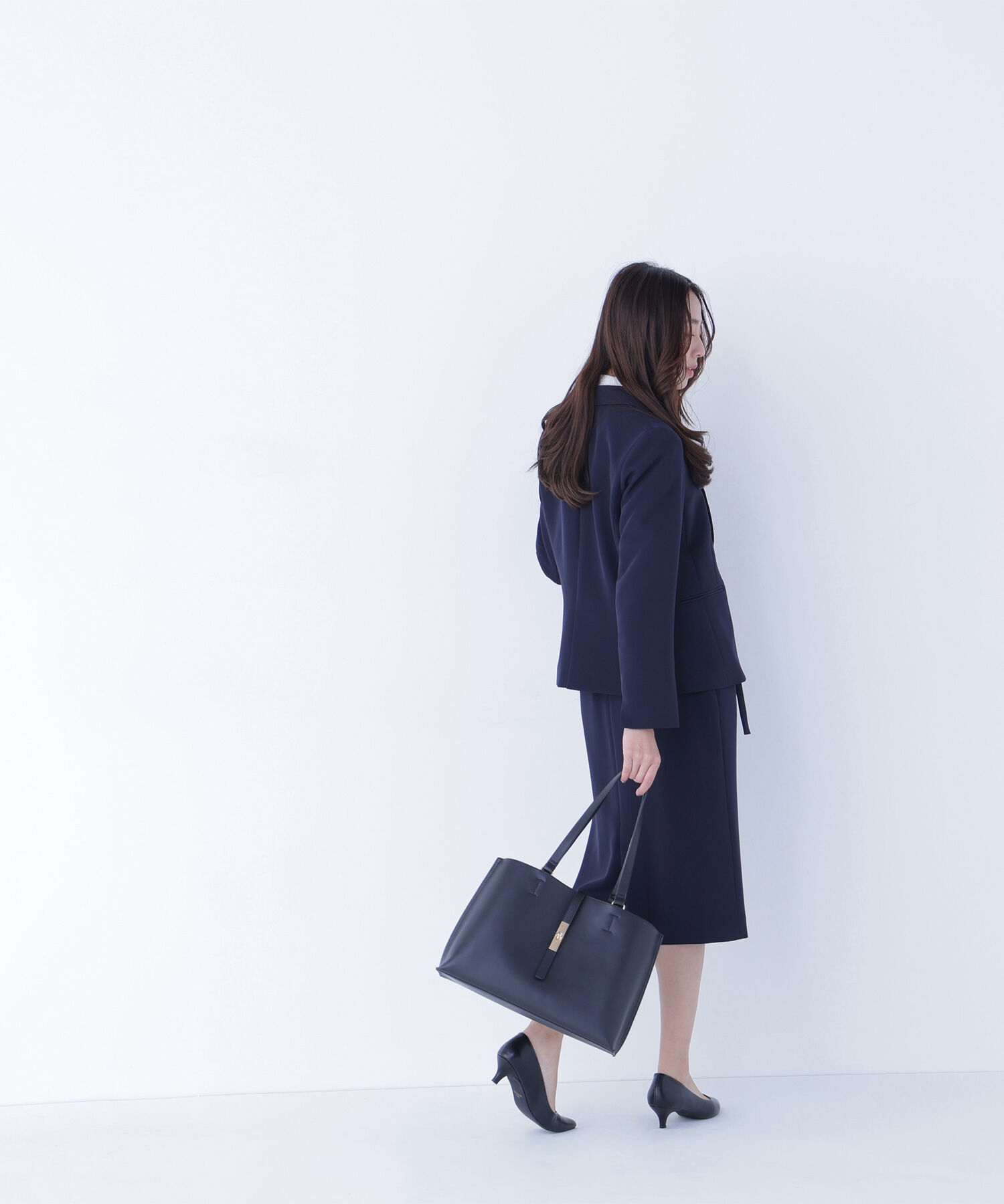  「ダブルクロスストレッチ SETUP タイトスカート」|スカート|