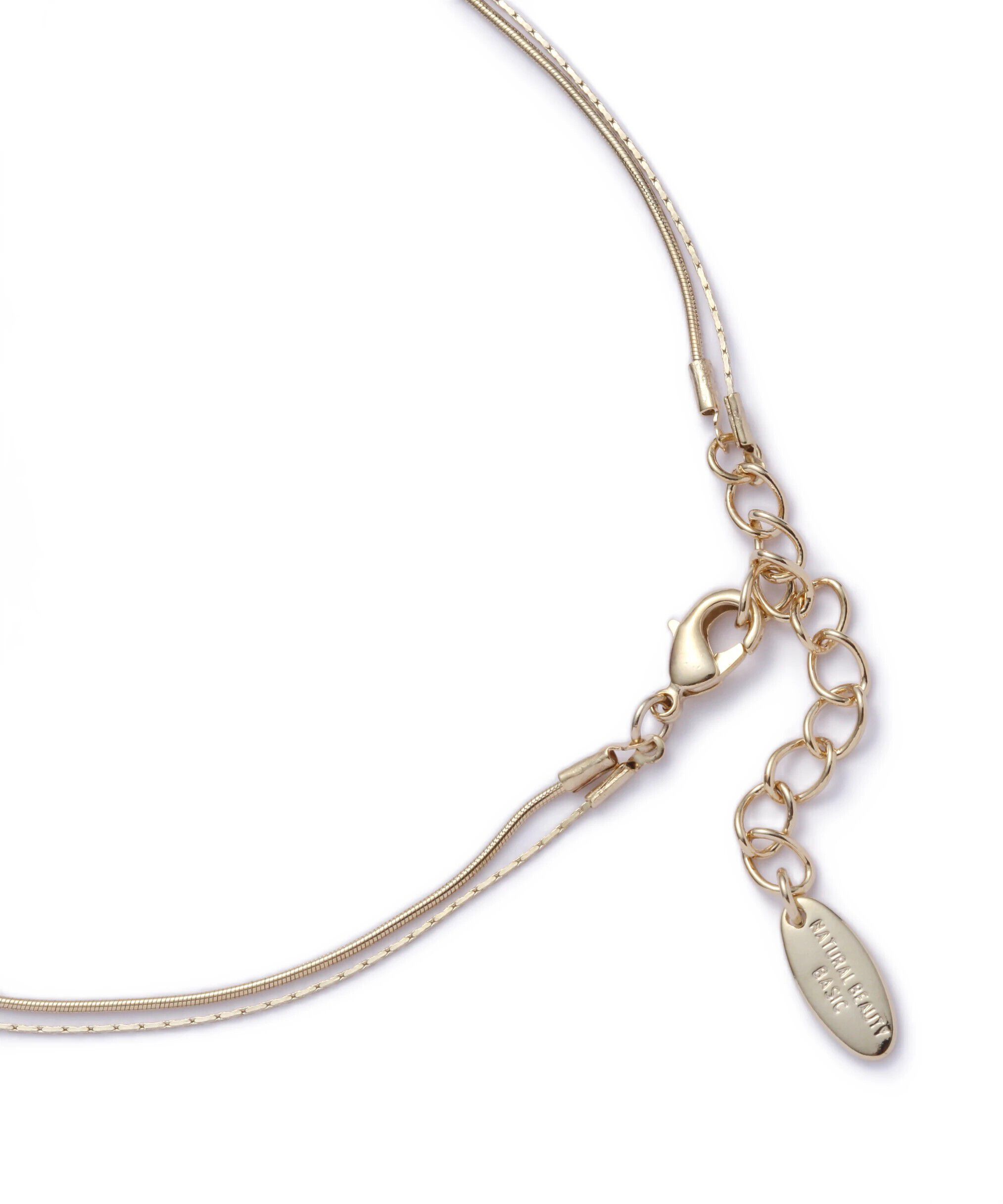  「ドームストーンツインネックレス」|ネックレス|