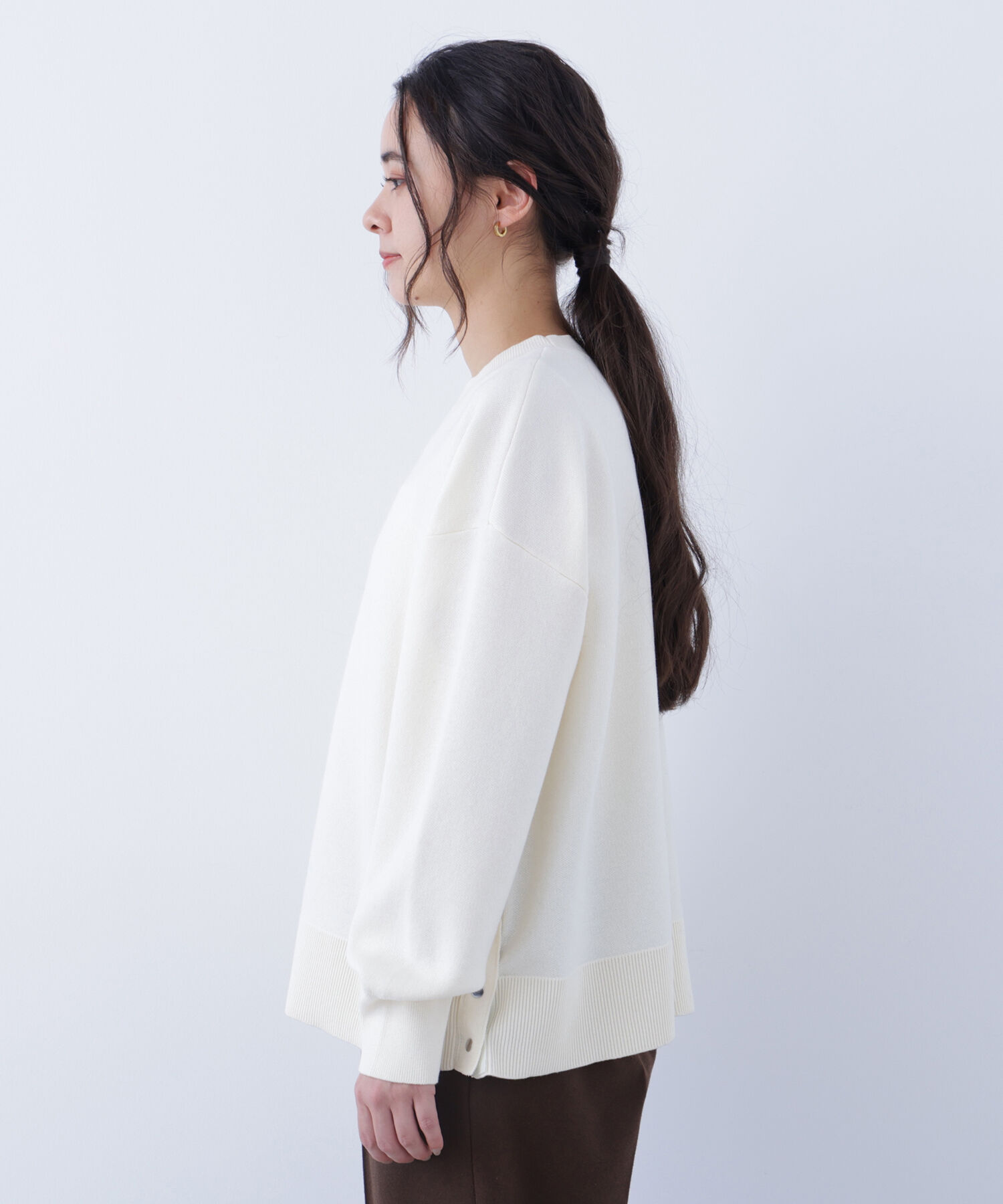  「〈N.〉サイドスリットボクシーニット」|ニット・セーター|