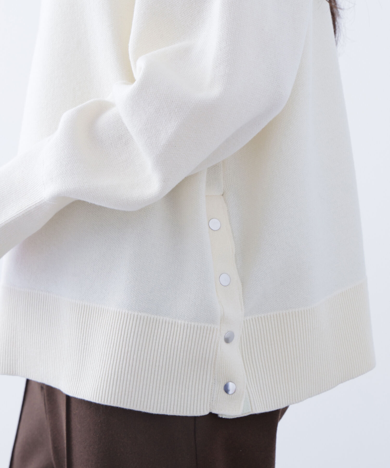  「〈N.〉サイドスリットボクシーニット」|ニット・セーター|