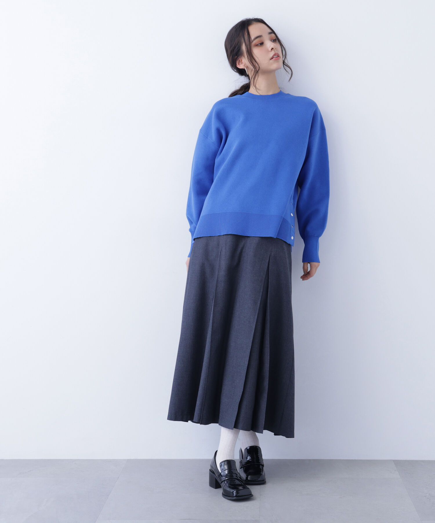  「〈N.〉サイドスリットボクシーニット」|ニット・セーター|