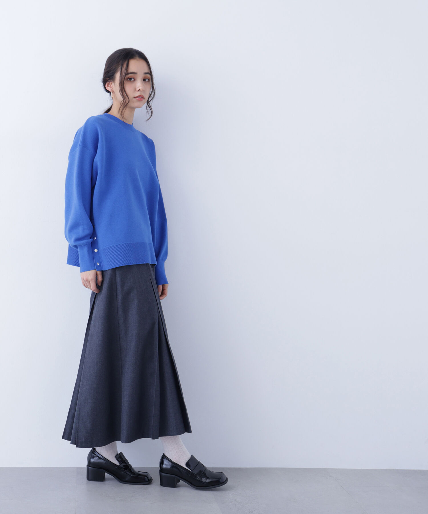  「〈N.〉サイドスリットボクシーニット」|ニット・セーター|