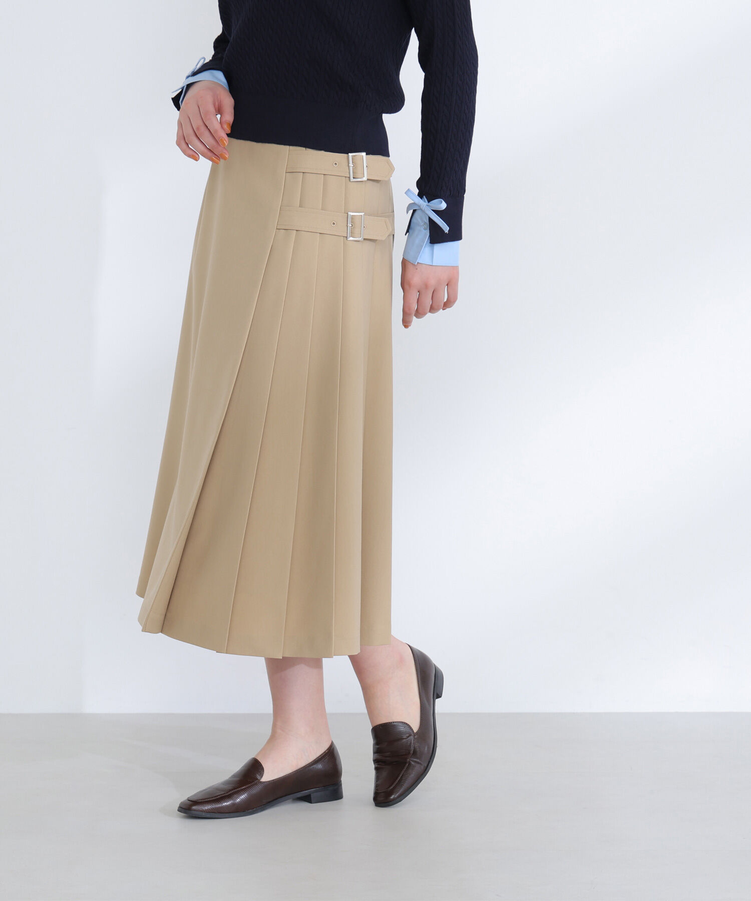  「サイドプリーツスカート」|スカート|