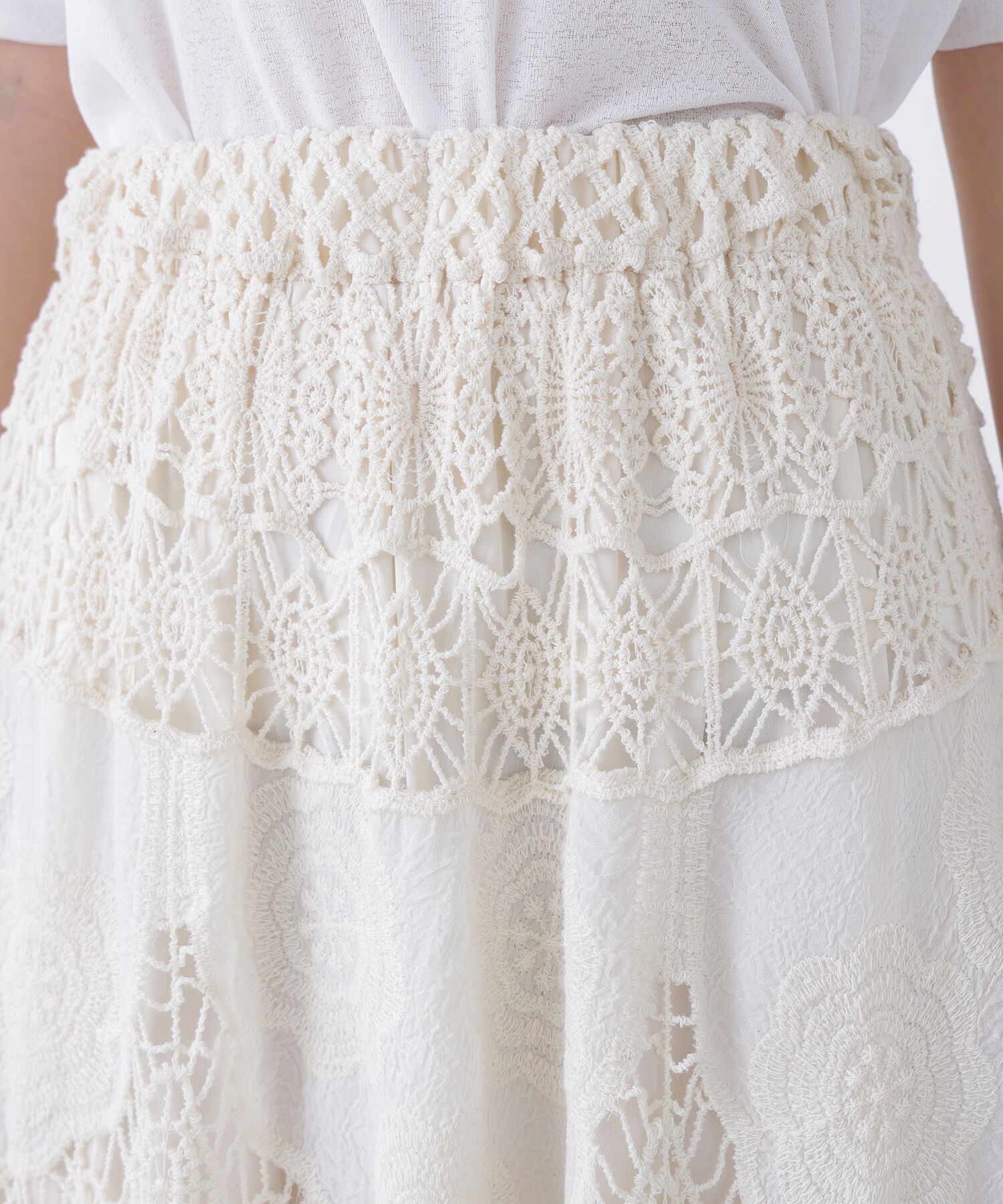  「〈N.〉コットンレースボリュームスカート」|スカート|