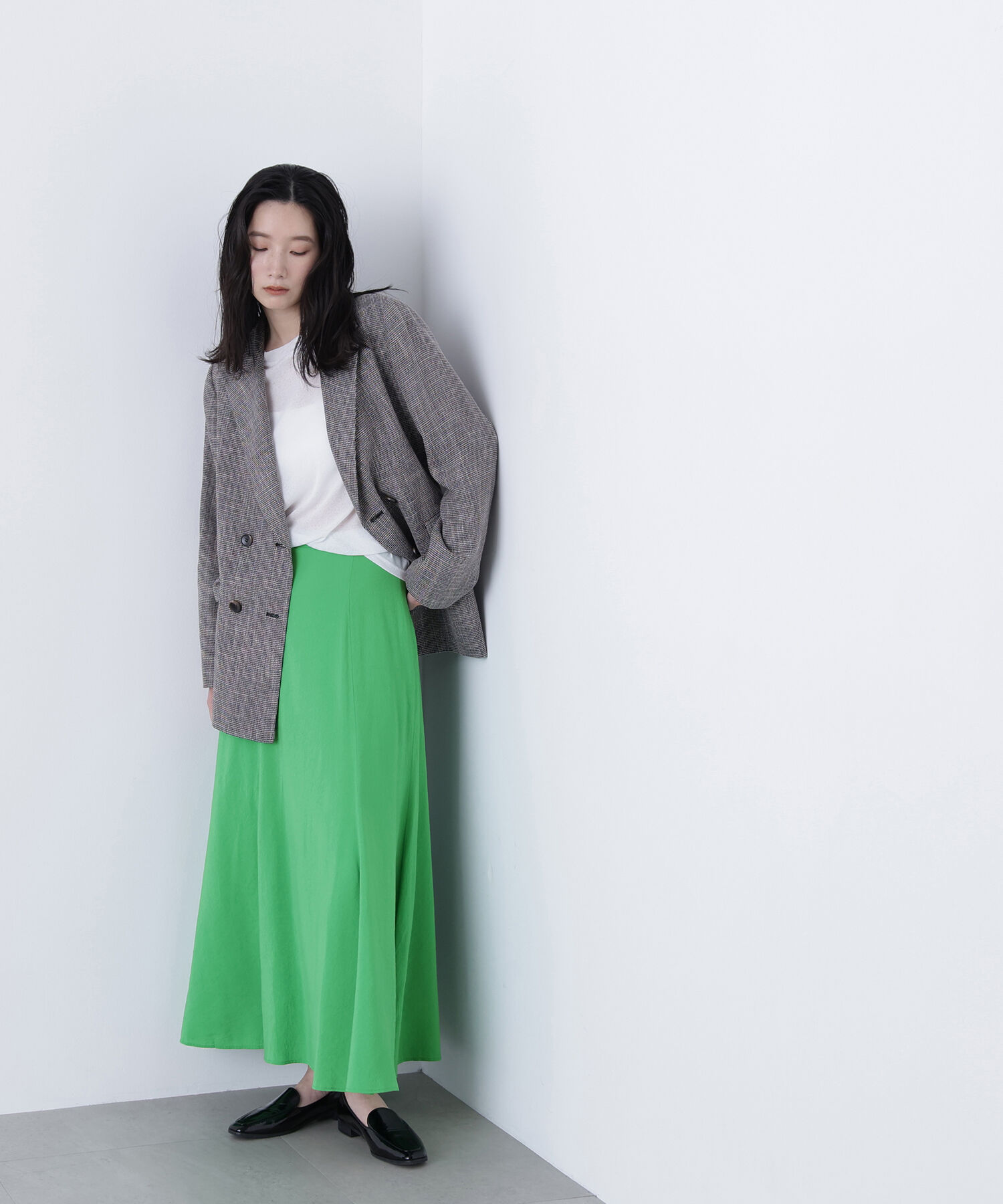  「〈N.〉リネンライクナロースカート」|スカート|