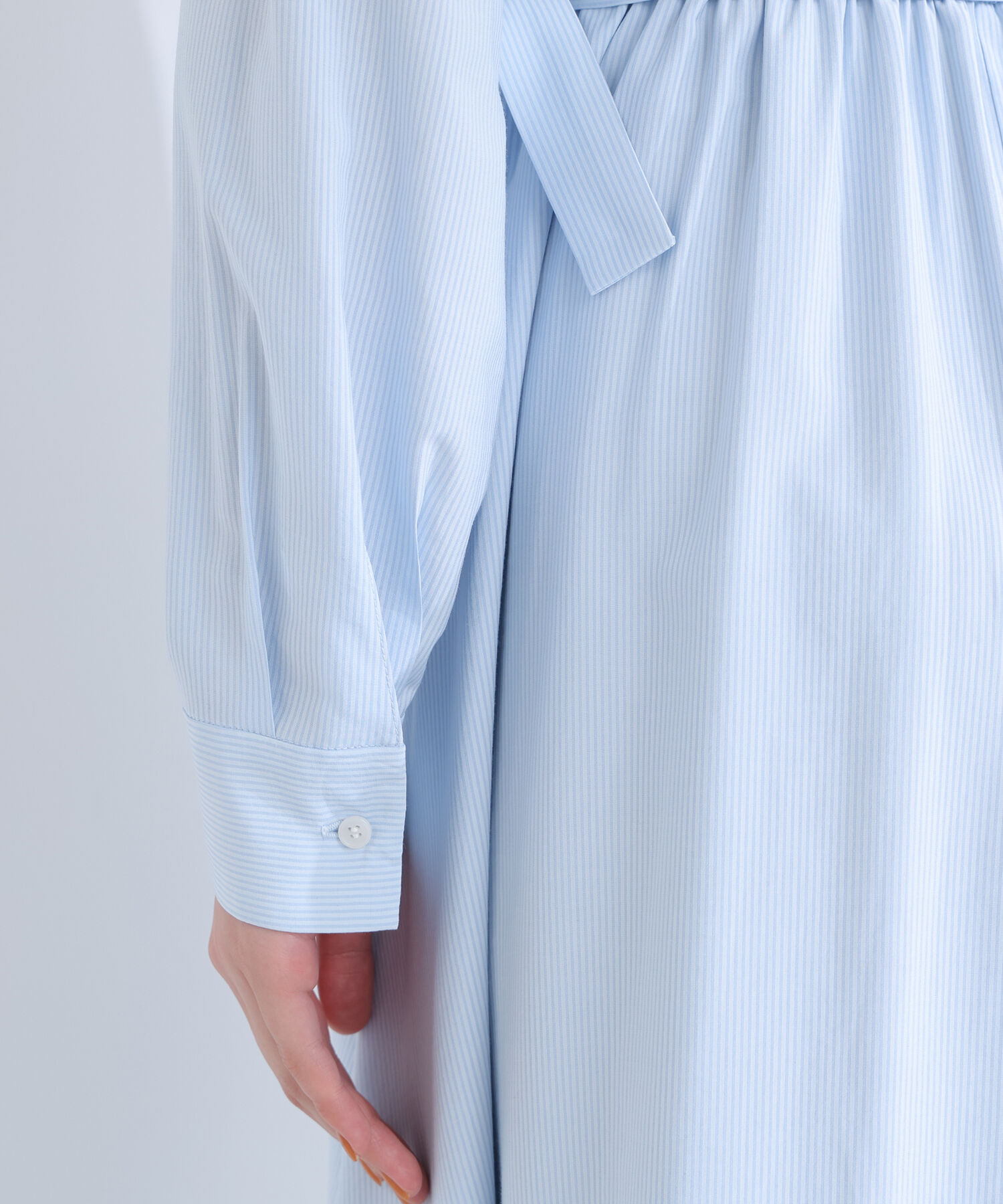  「ダブルカラーシャツワンピース」|ワンピース|