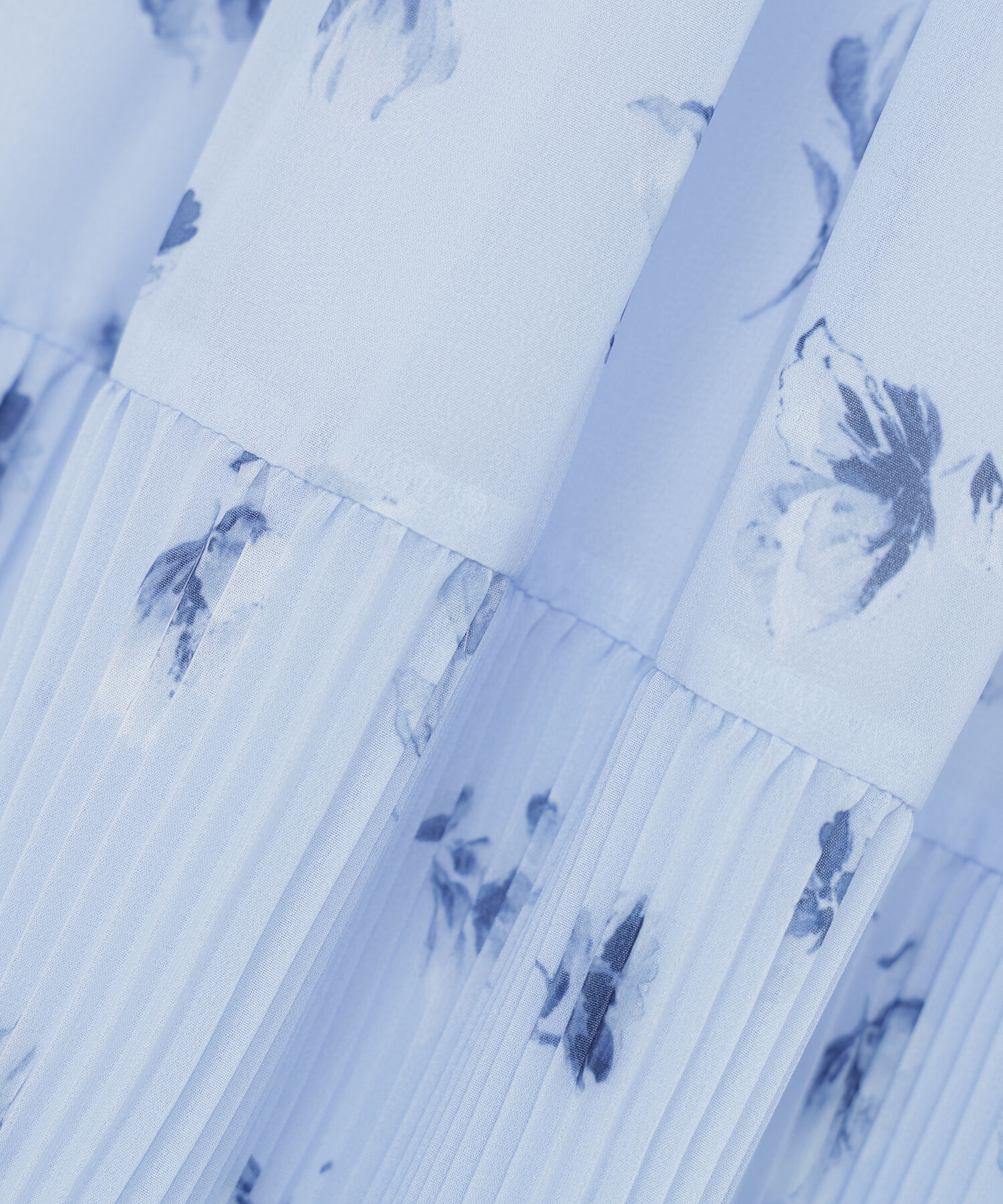  「ぼかしフラワープリントワンピース」|ワンピース|