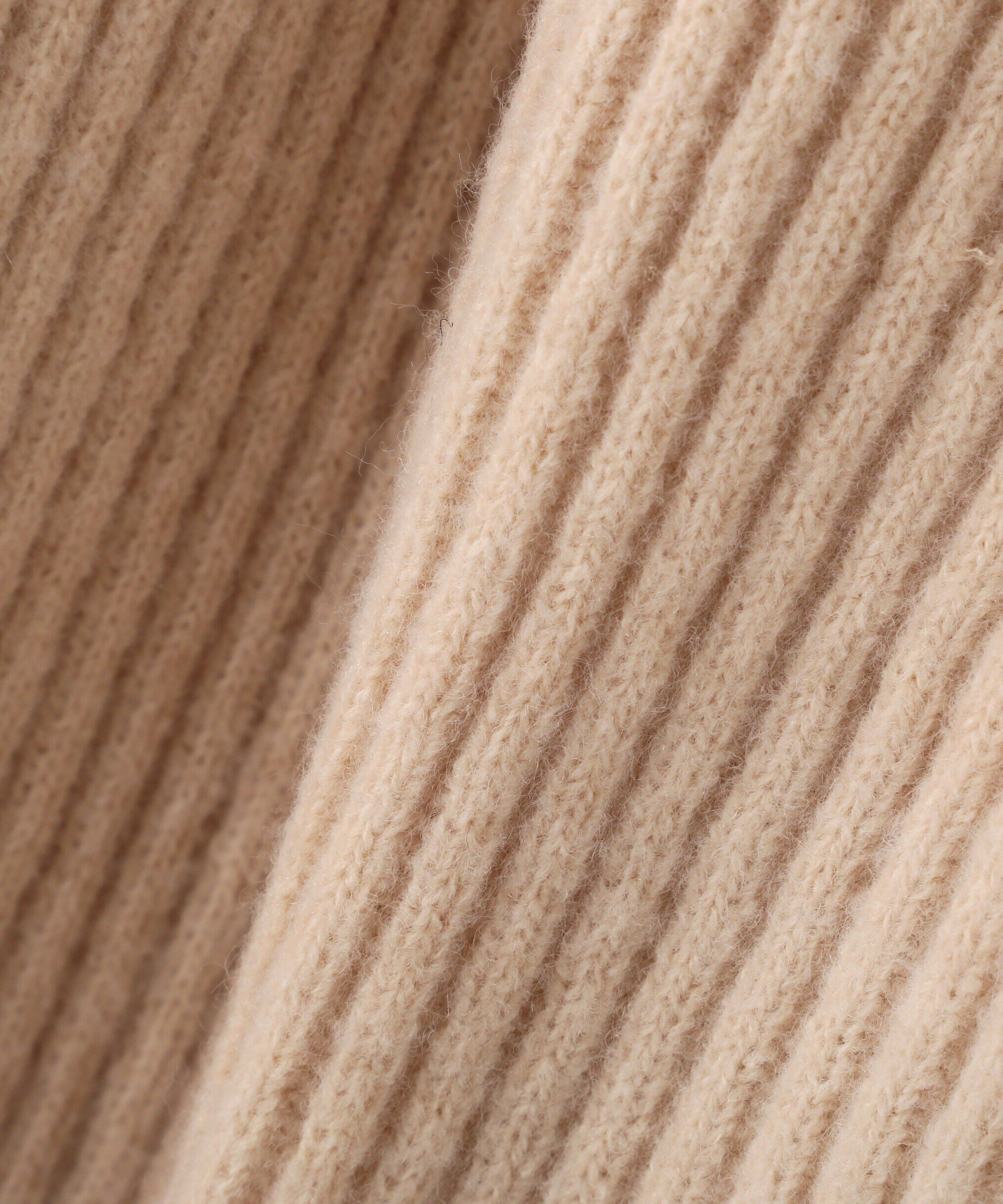  「スクエアネックリブニットロンパース」|ワンピース|