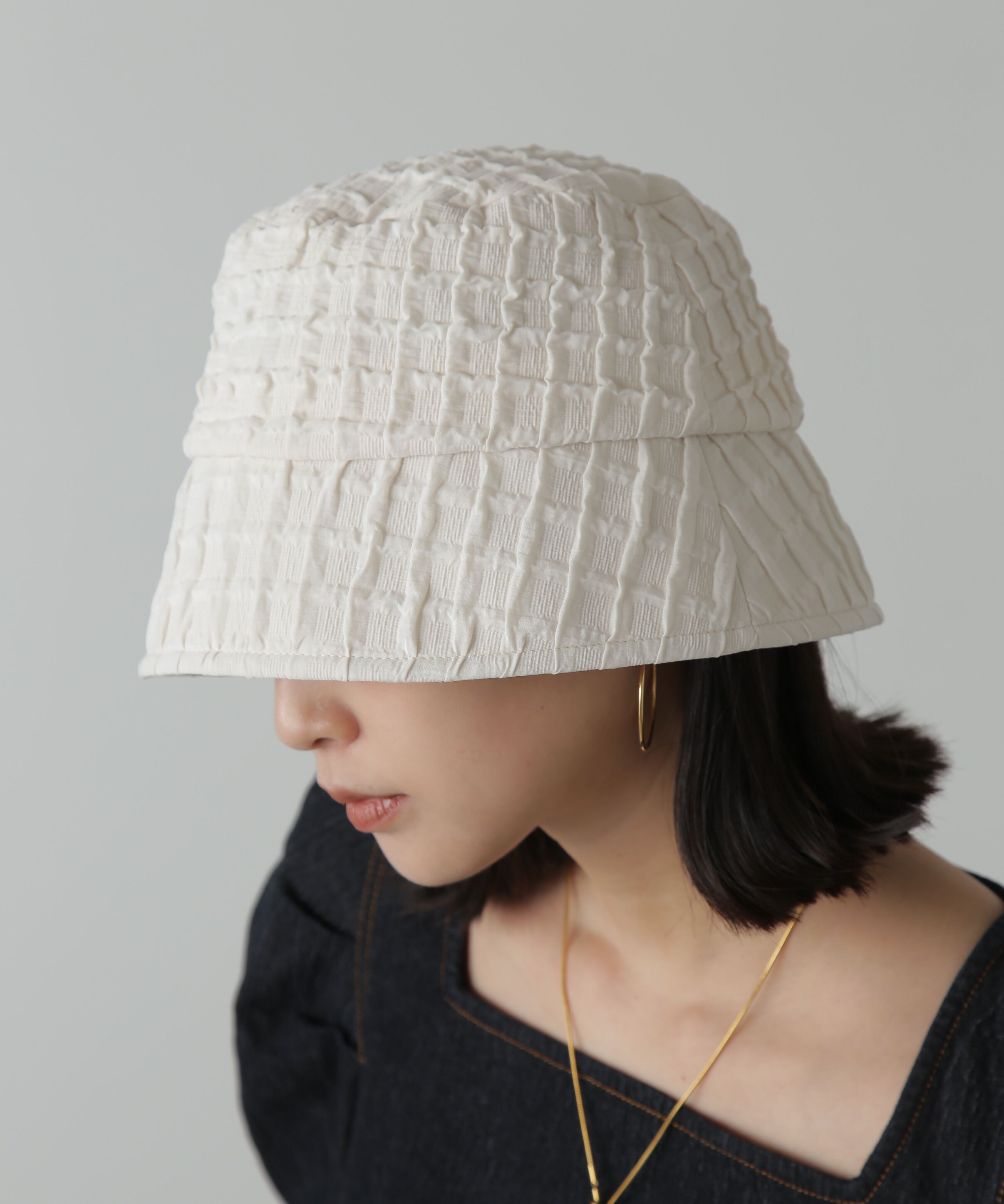  「ソフトチェックダウンハット」|ソックス|