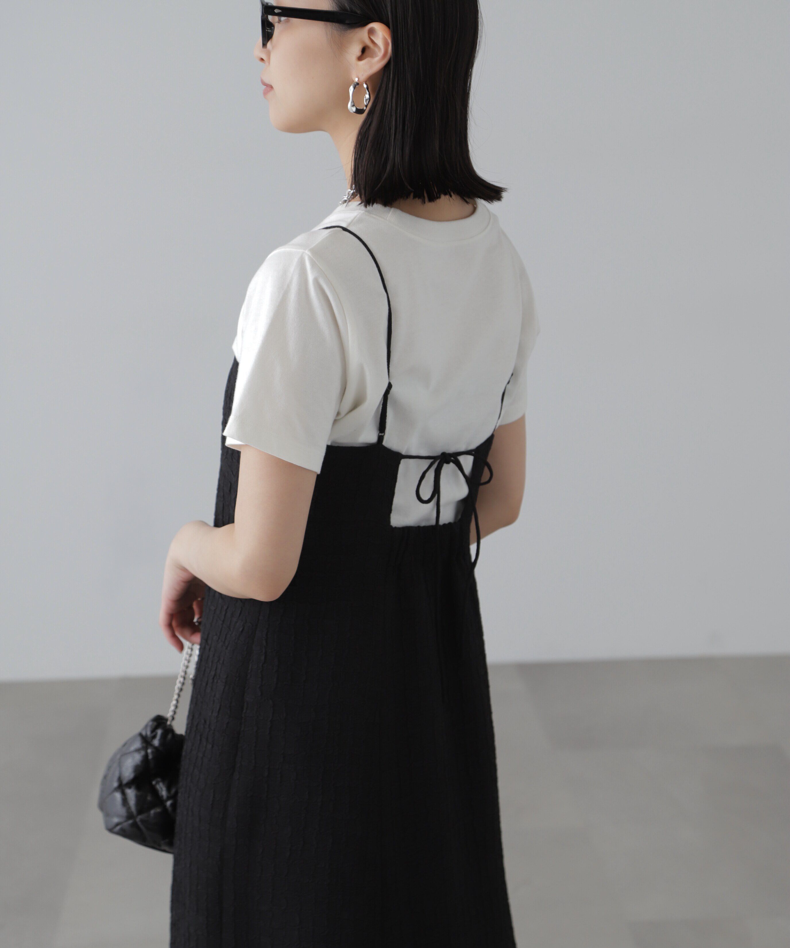  「ぽこぽこチェックマーメイドキャミワンピース」|ワンピース|