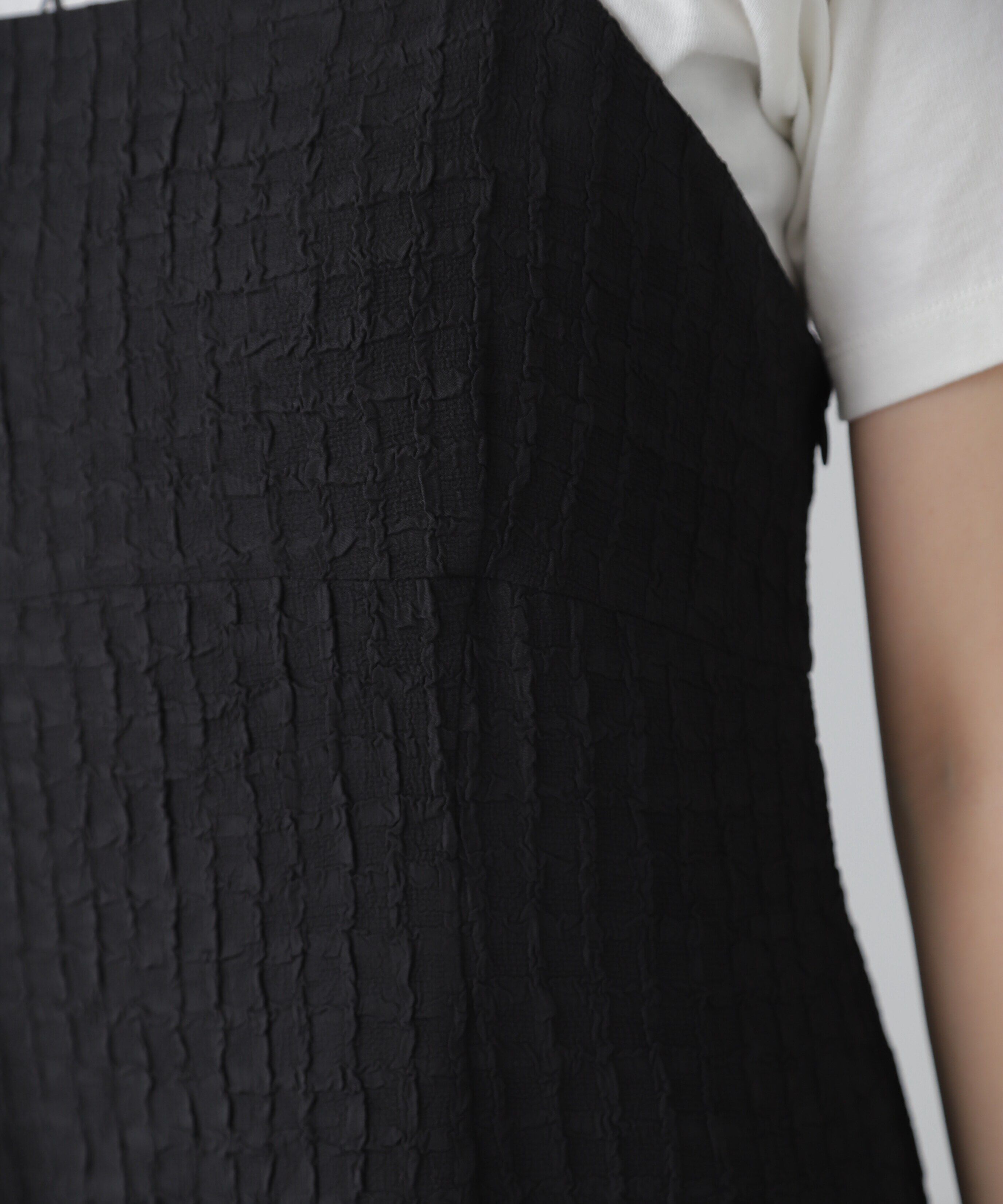  「ぽこぽこチェックマーメイドキャミワンピース」|ワンピース|