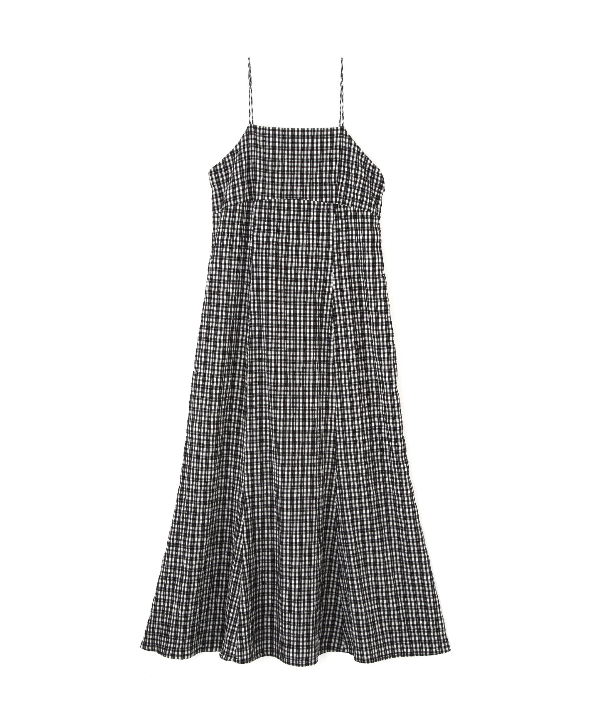  「ぽこぽこチェックマーメイドキャミワンピース」|ワンピース|