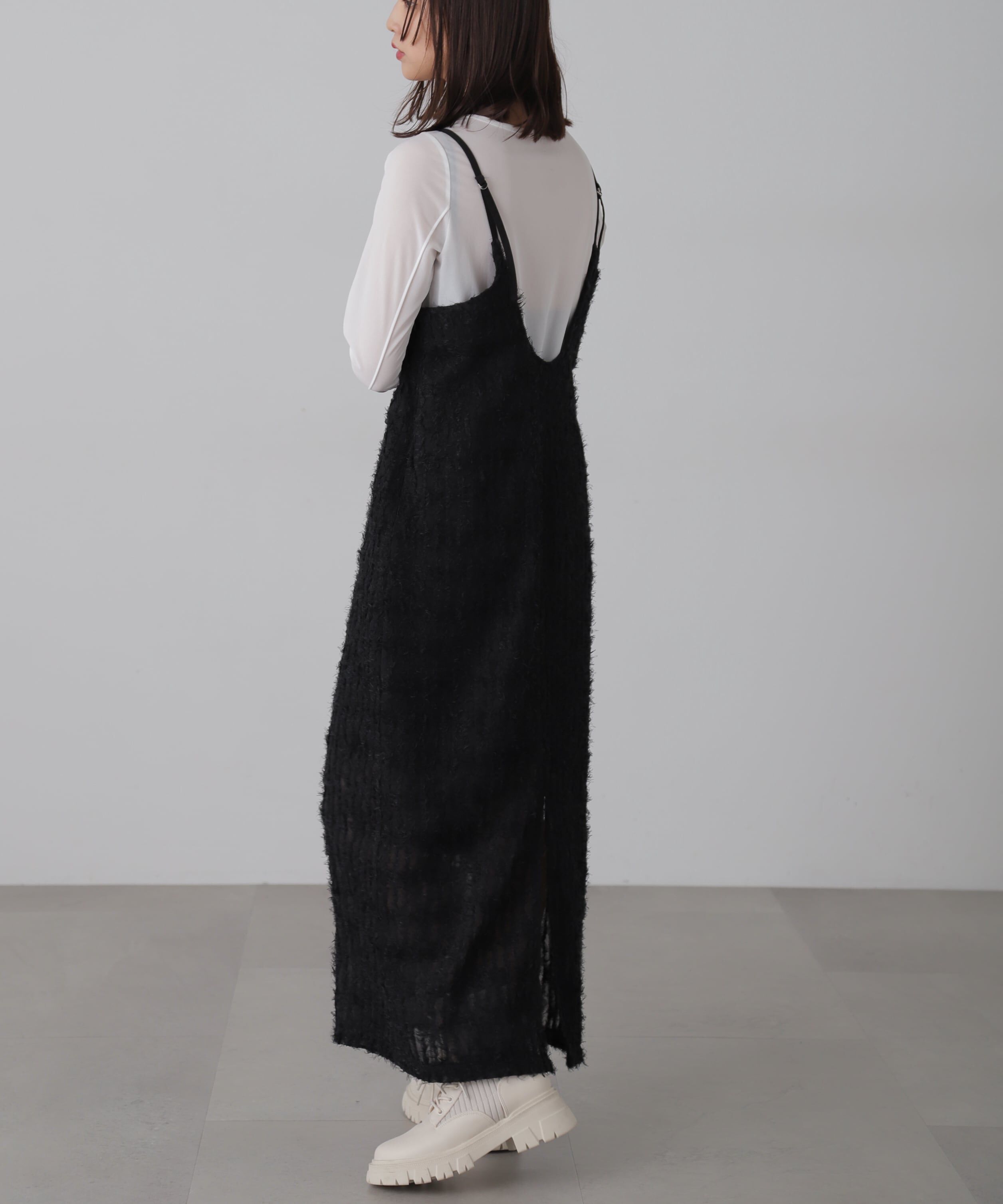  「シャギーキャミナローワンピース」|ワンピース|