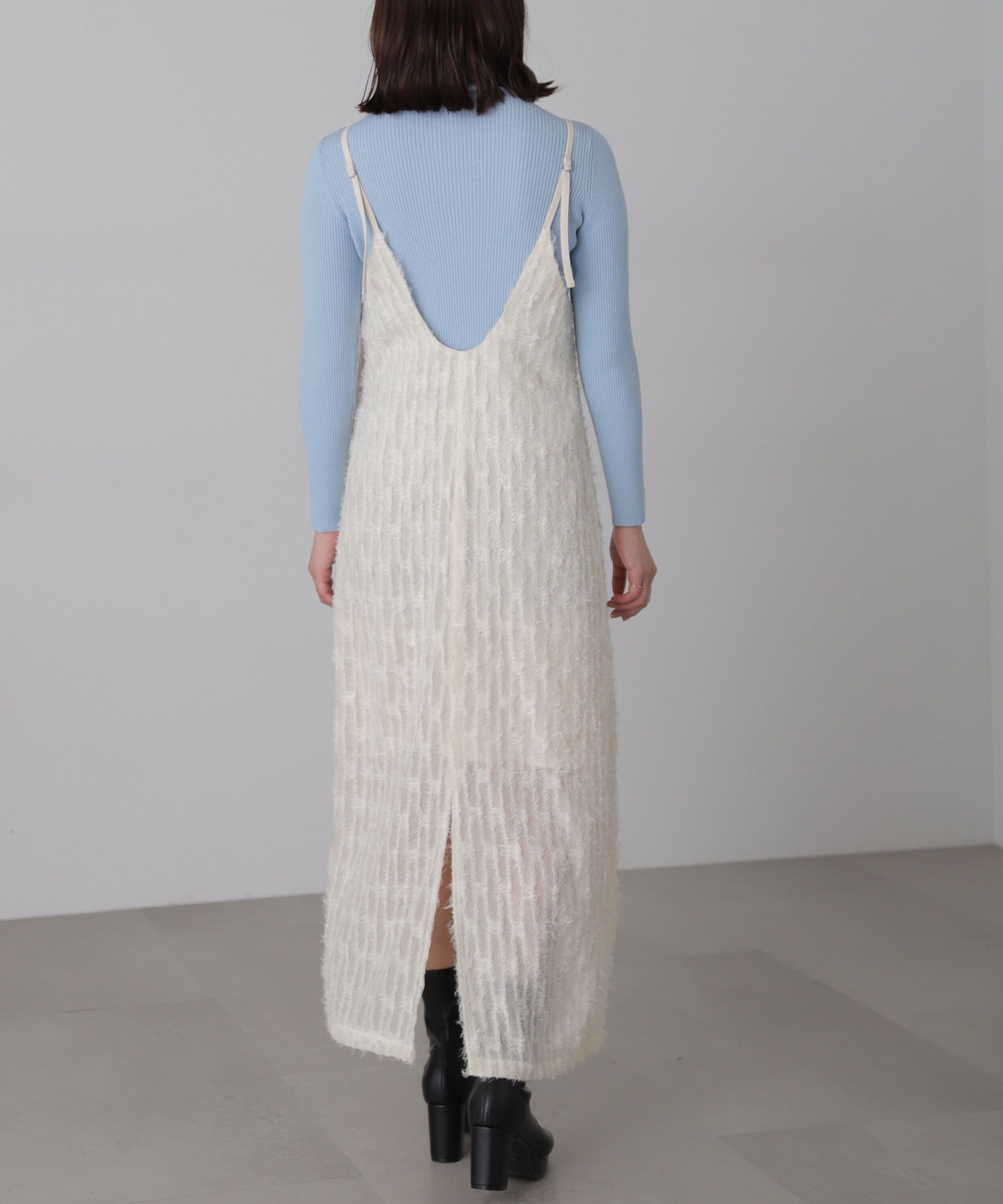  「シャギーキャミナローワンピース」|ワンピース|