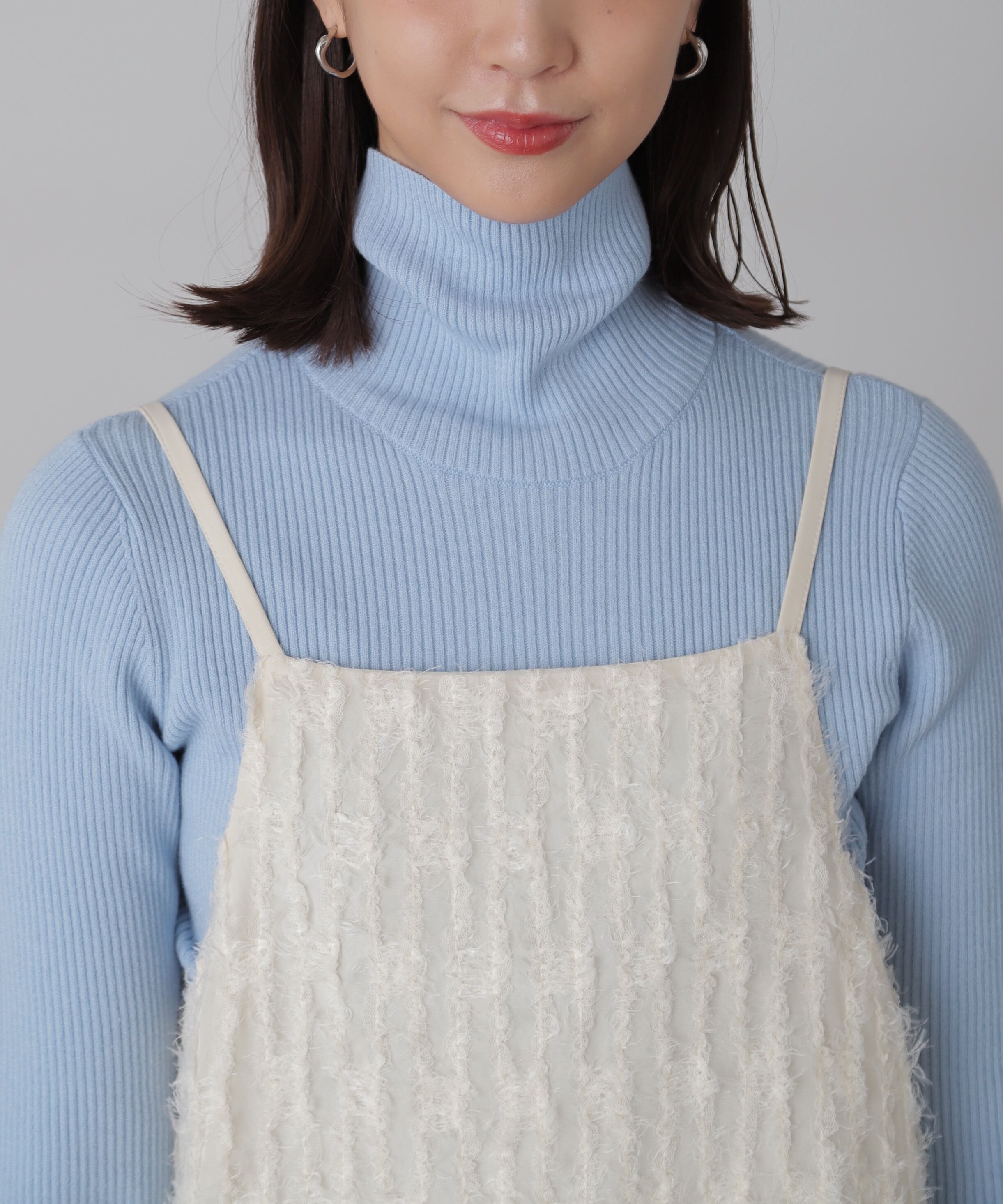  「シャギーキャミナローワンピース」|ワンピース|