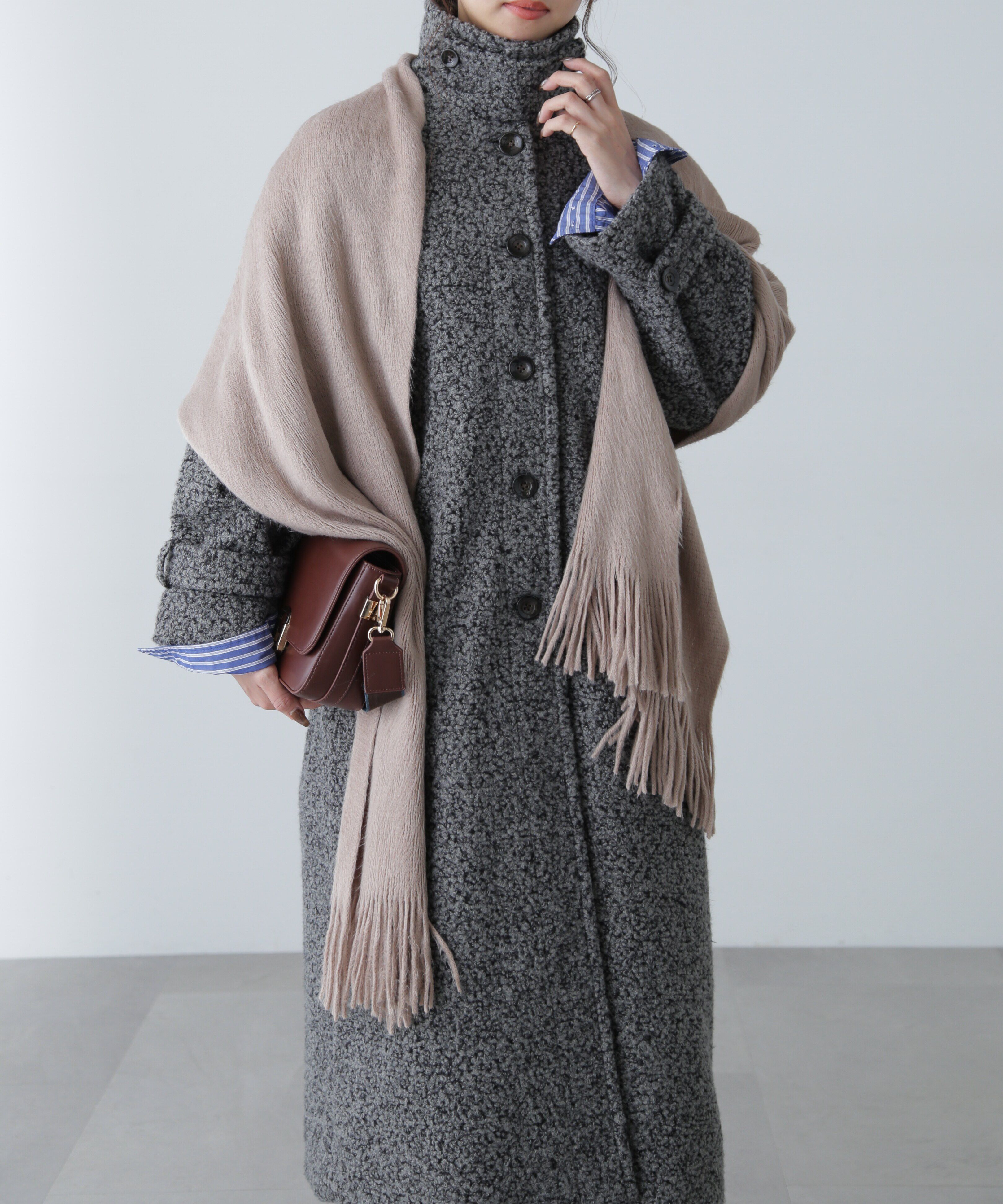  「2wayブークレステンカラーロングコート」|その他|