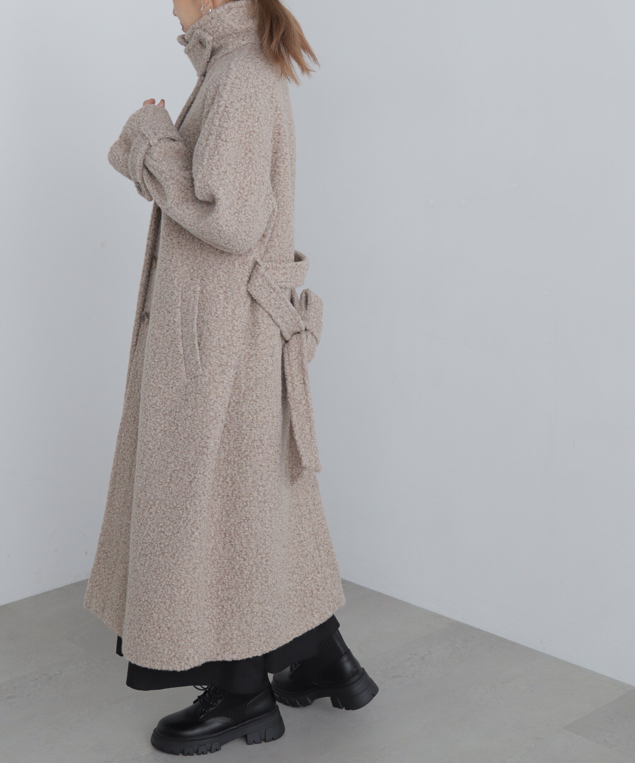  「2wayブークレステンカラーロングコート」|その他|