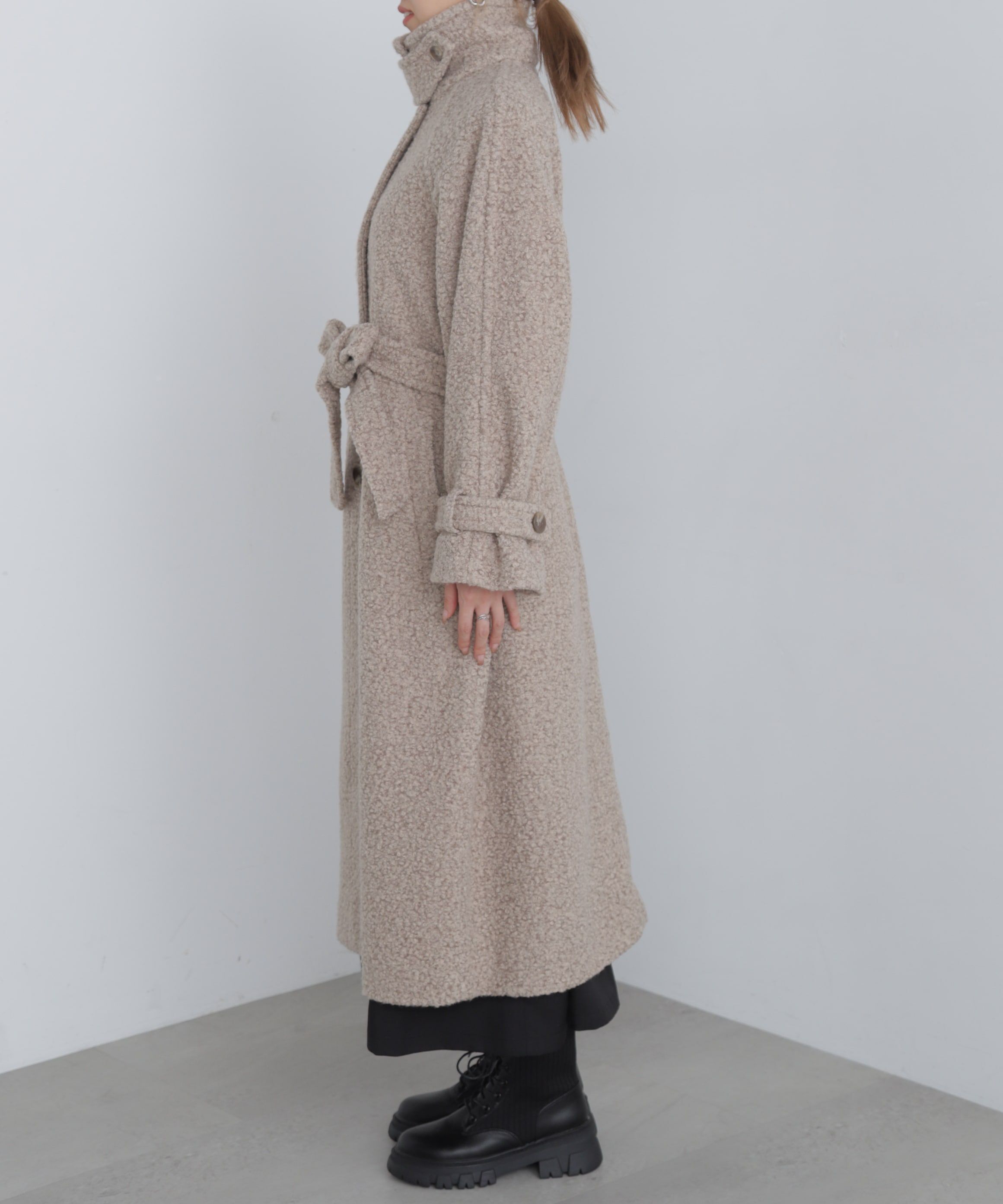  「2wayブークレステンカラーロングコート」|その他|