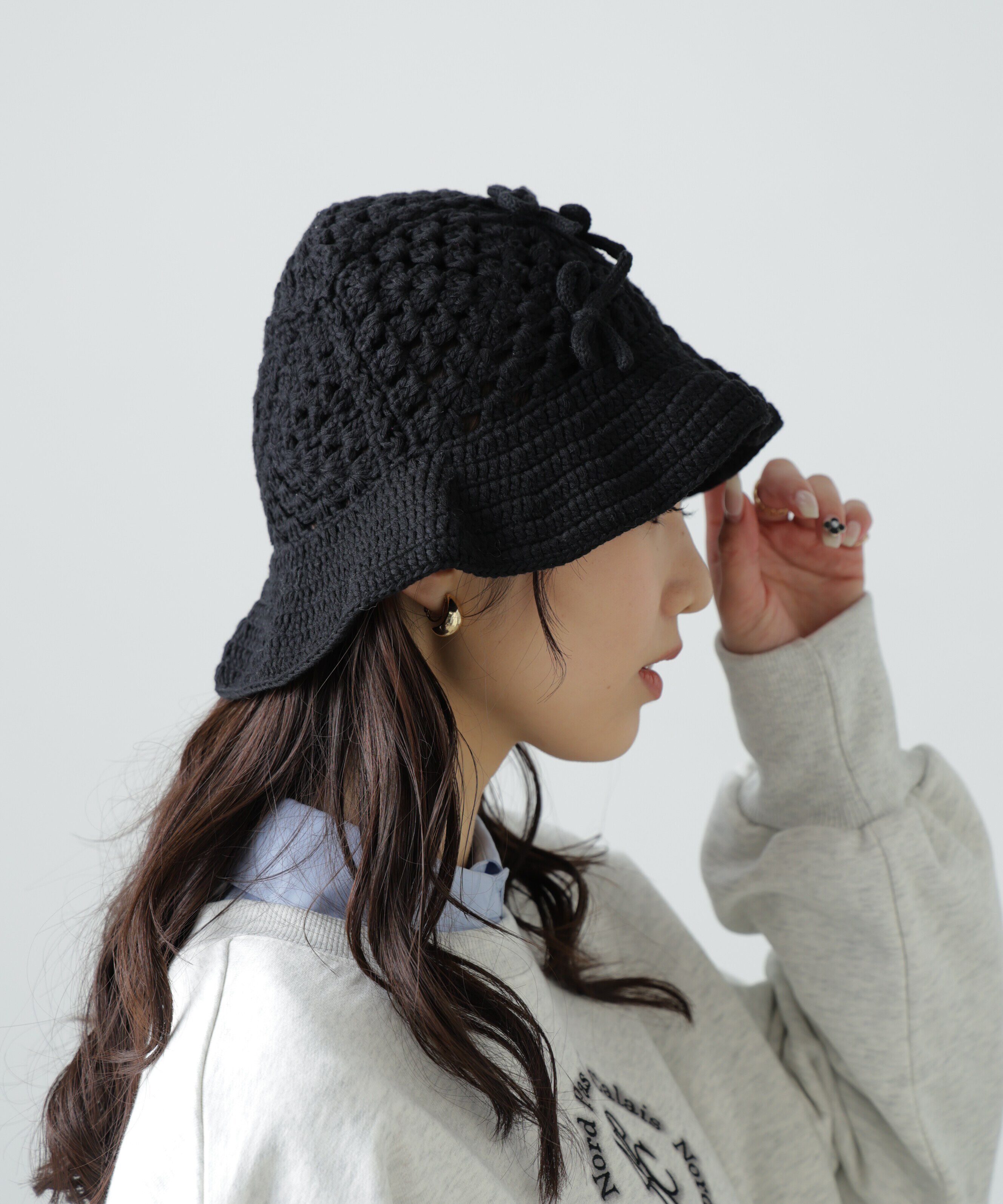  「リボンニットクロッシェ」|ソックス|