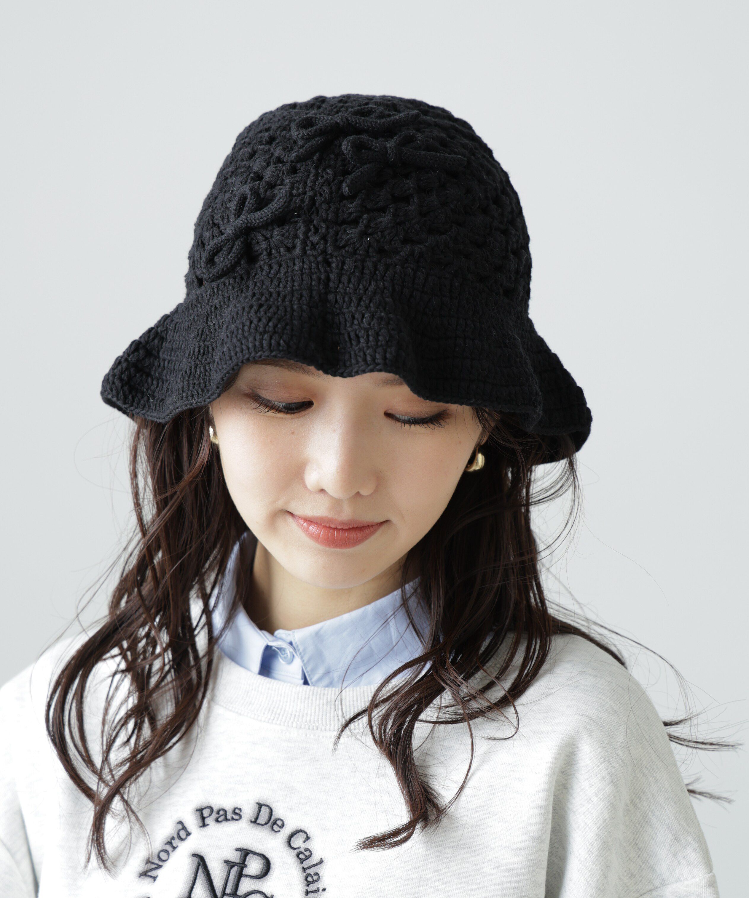  「リボンニットクロッシェ」|ソックス|