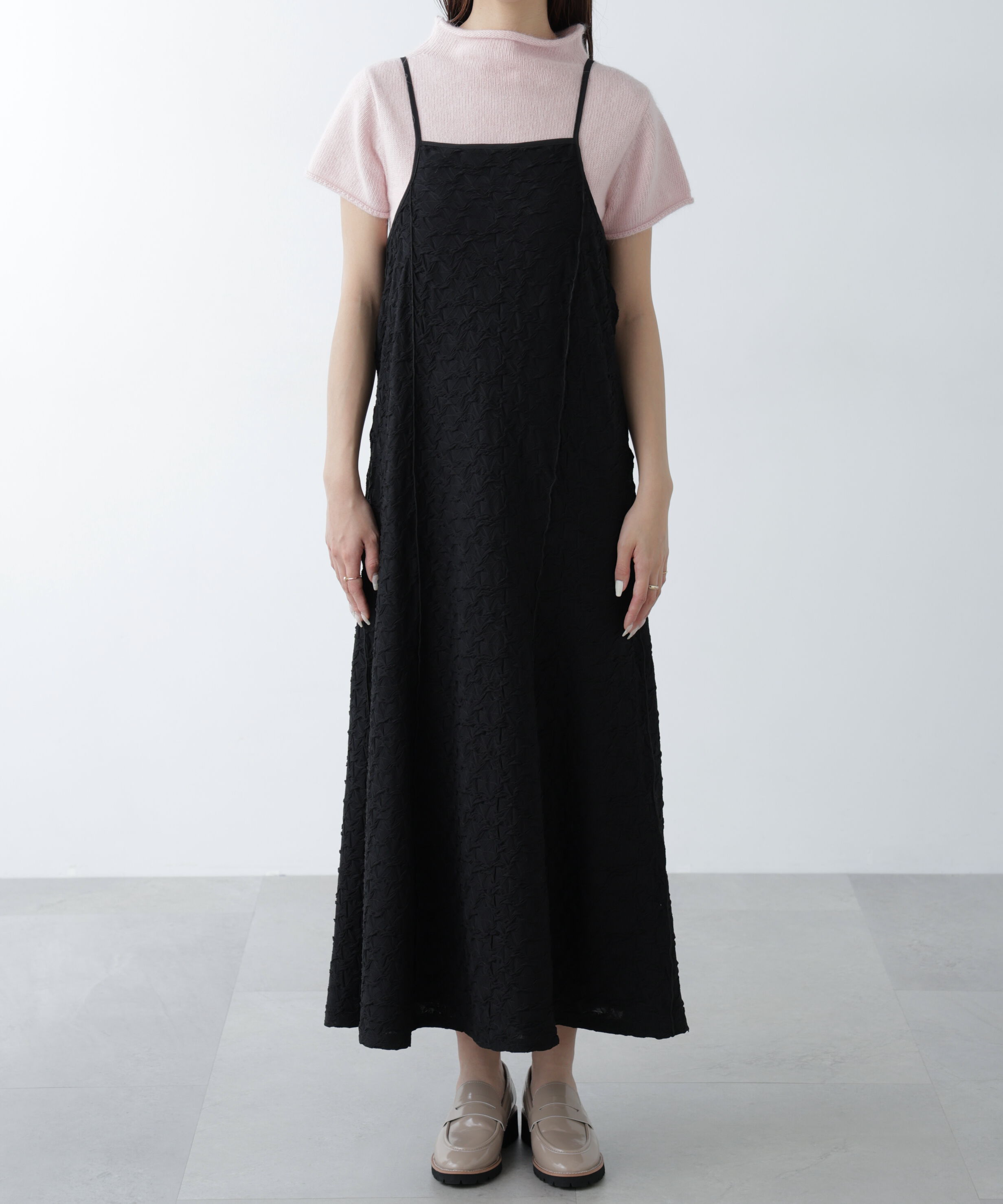  「パネルフレアキャミワンピース」|ワンピース|