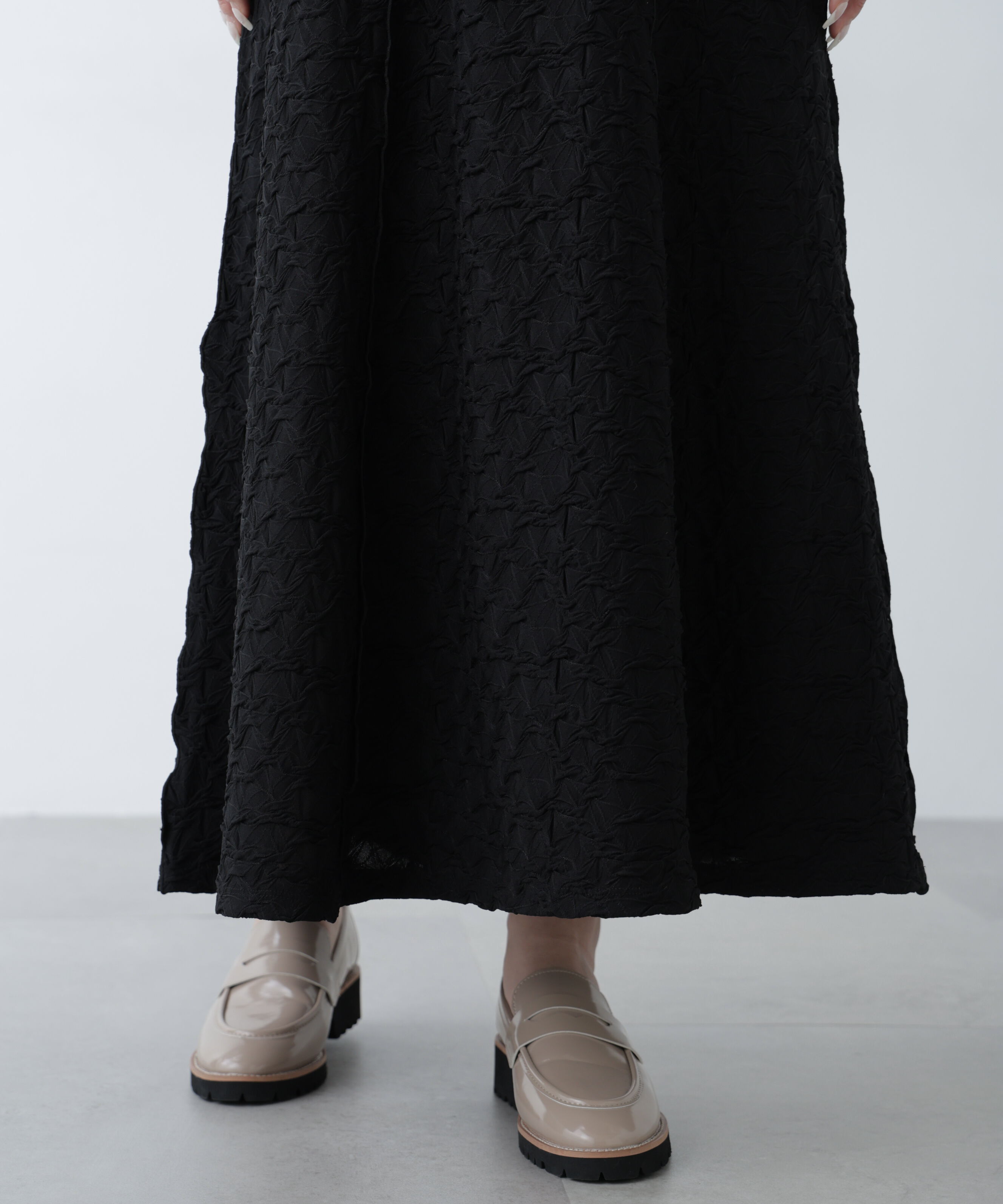  「パネルフレアキャミワンピース」|ワンピース|