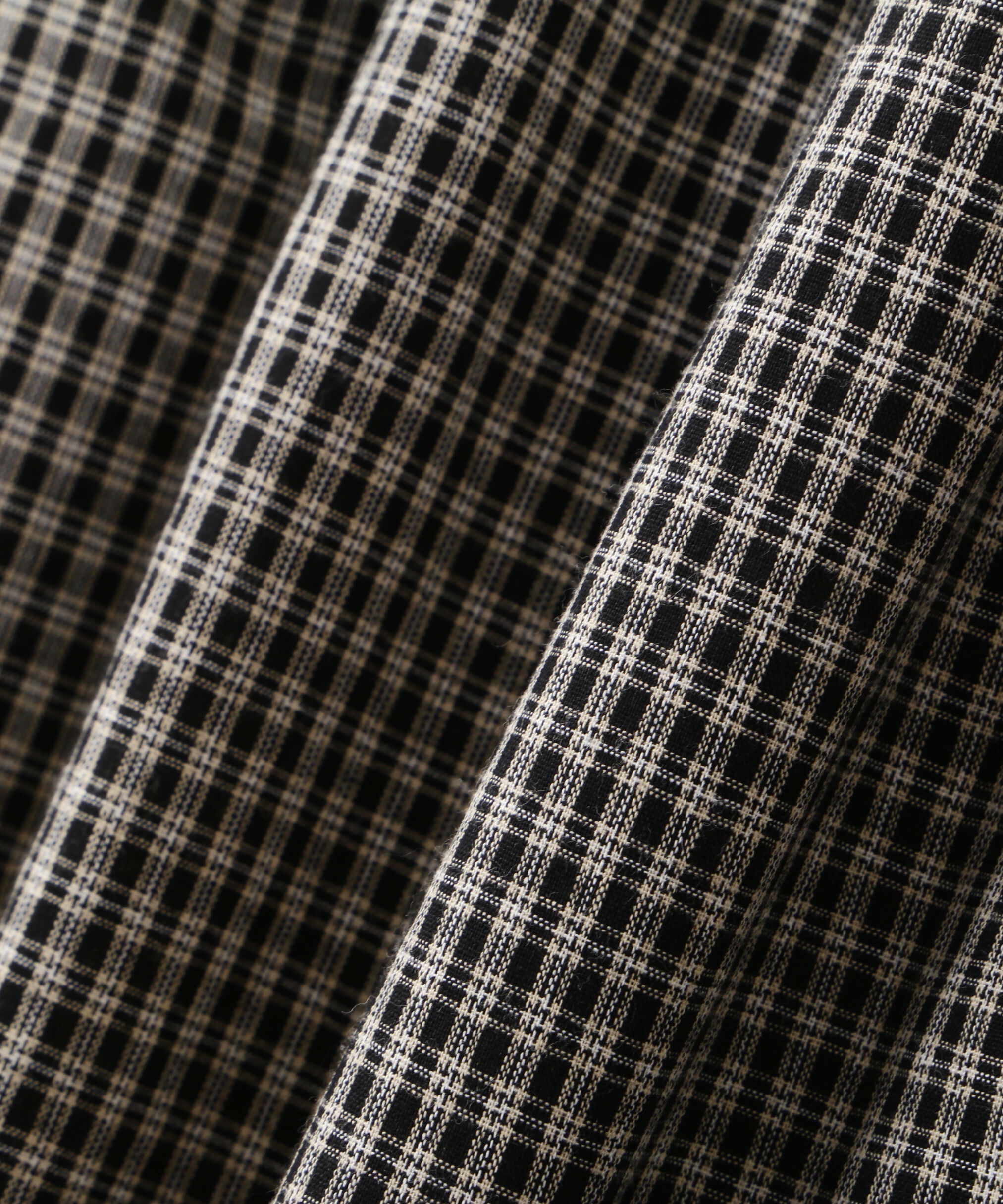  「ミニチェック肩フリルティアードミニワンピース」|ワンピース|